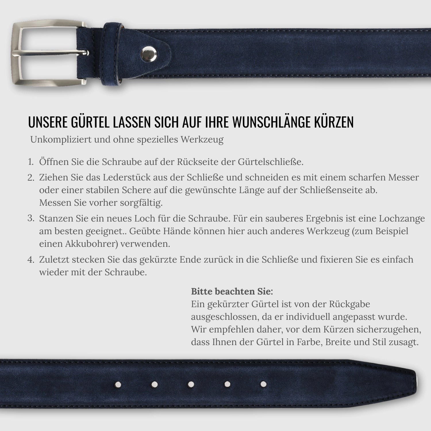 Belt Como Navy
