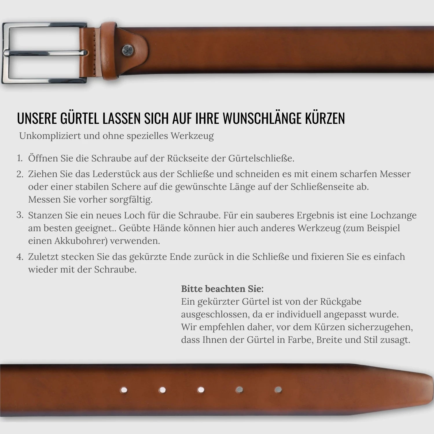 Belt Dublin Cognac