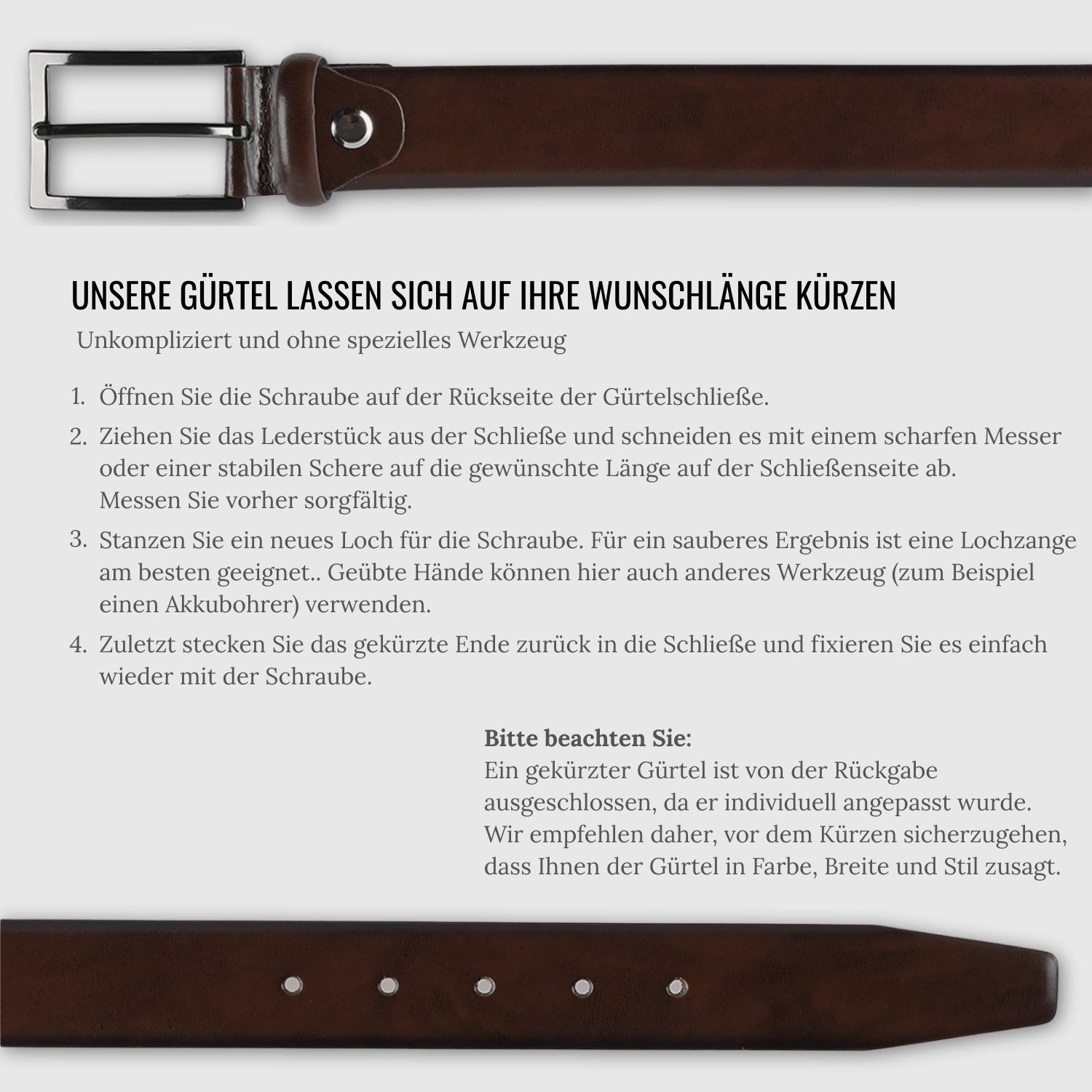 Belt Dublin Dark Brown