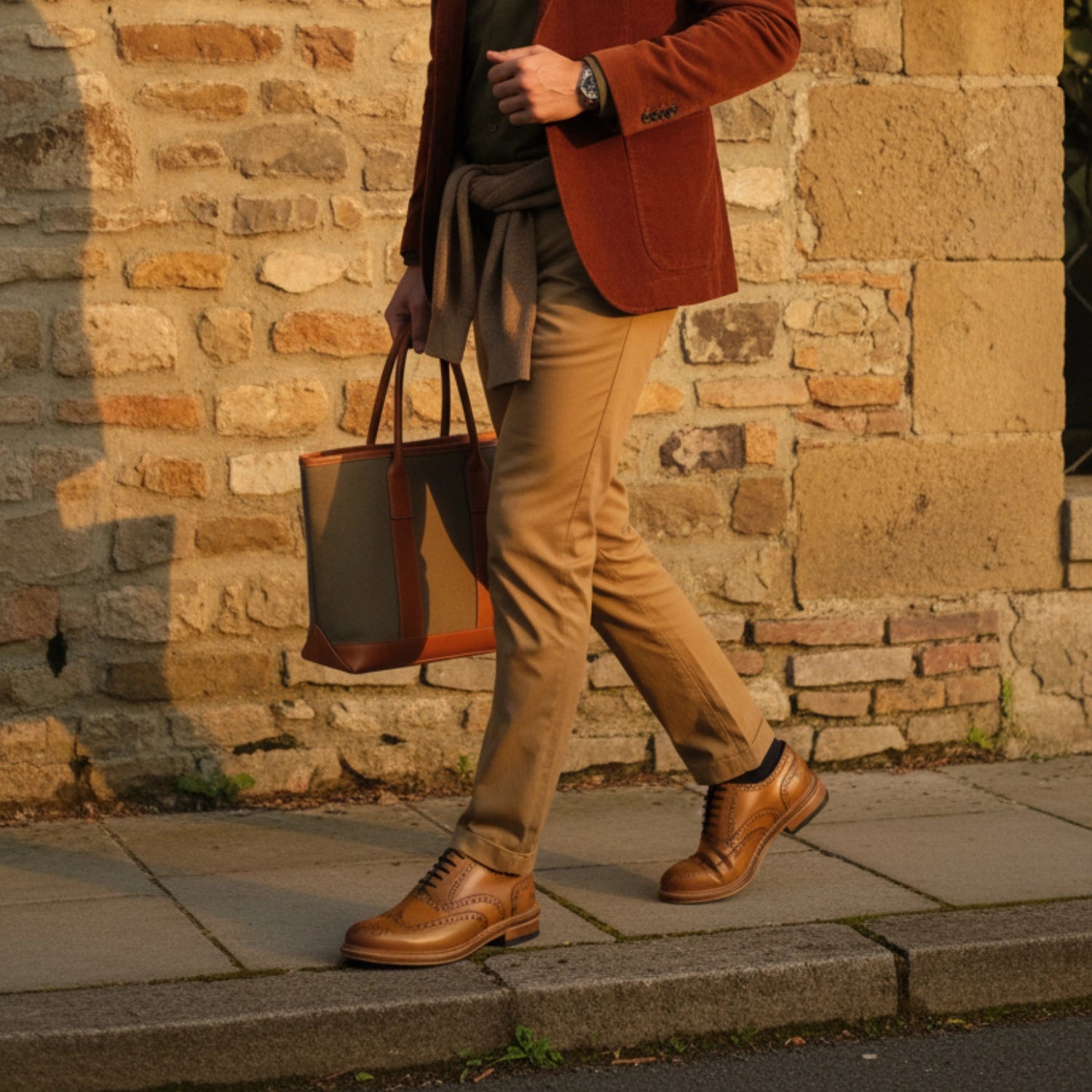 Levet Torino Full-Brogue Oxford Tan