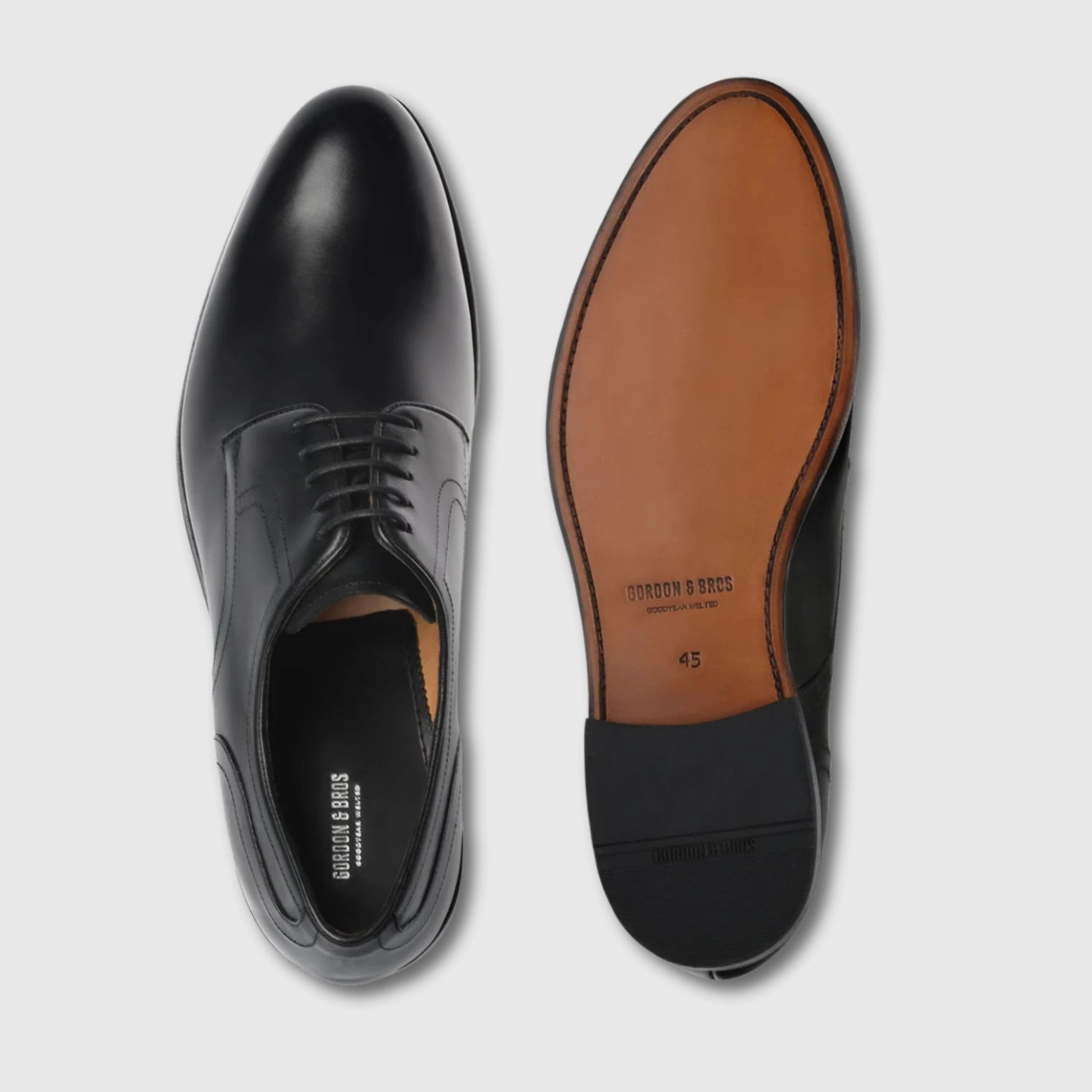 Levet Torino Plain Derby Black