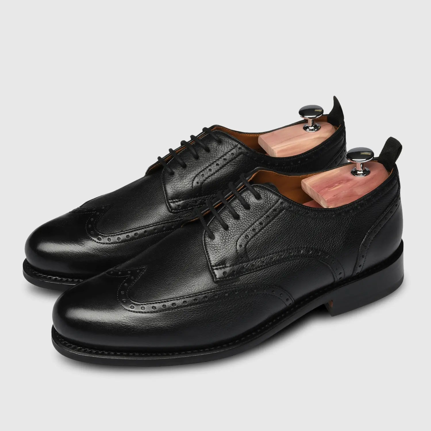 Levet Continental Brogue Black