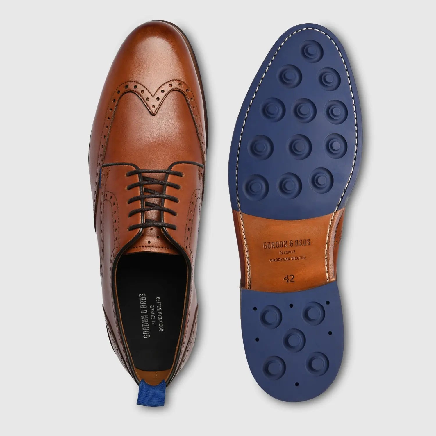Levet Premium Brogue British Tan