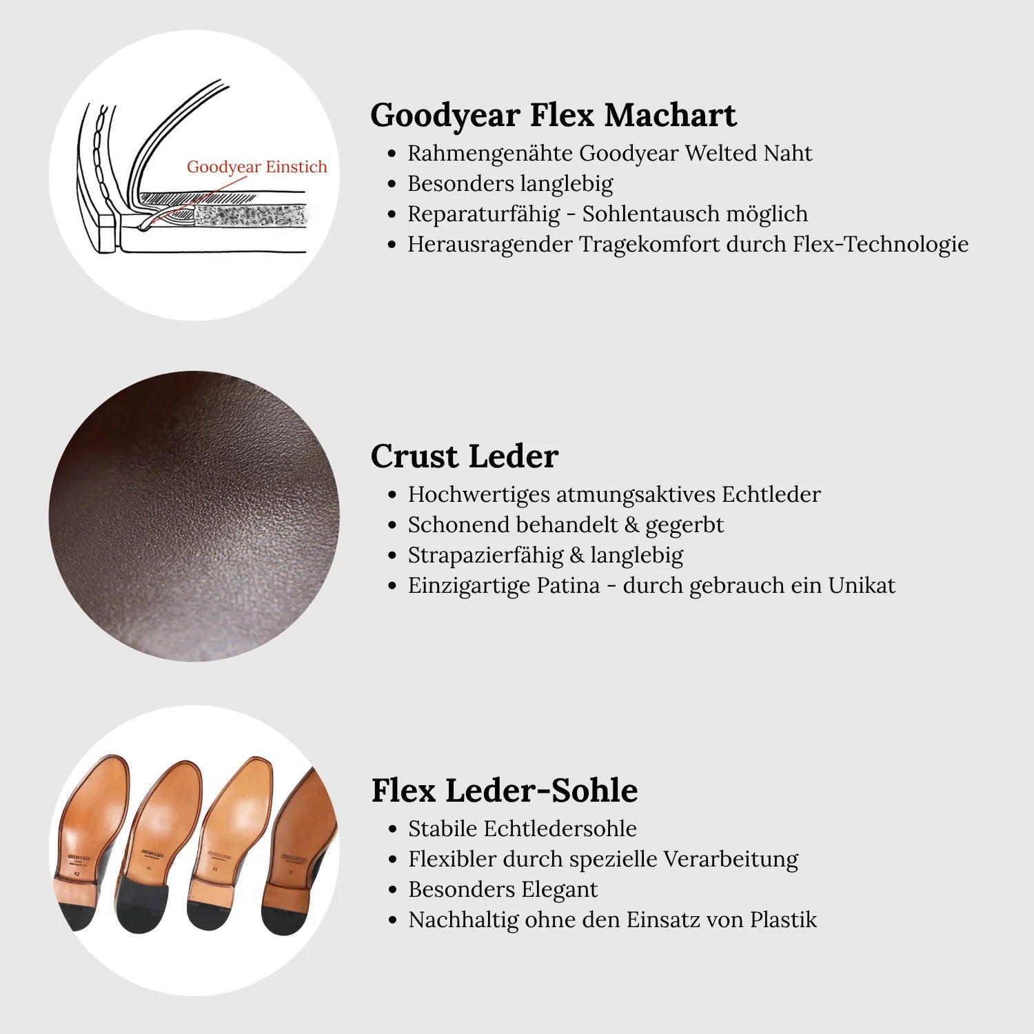 Fabian Crust Dark Brown