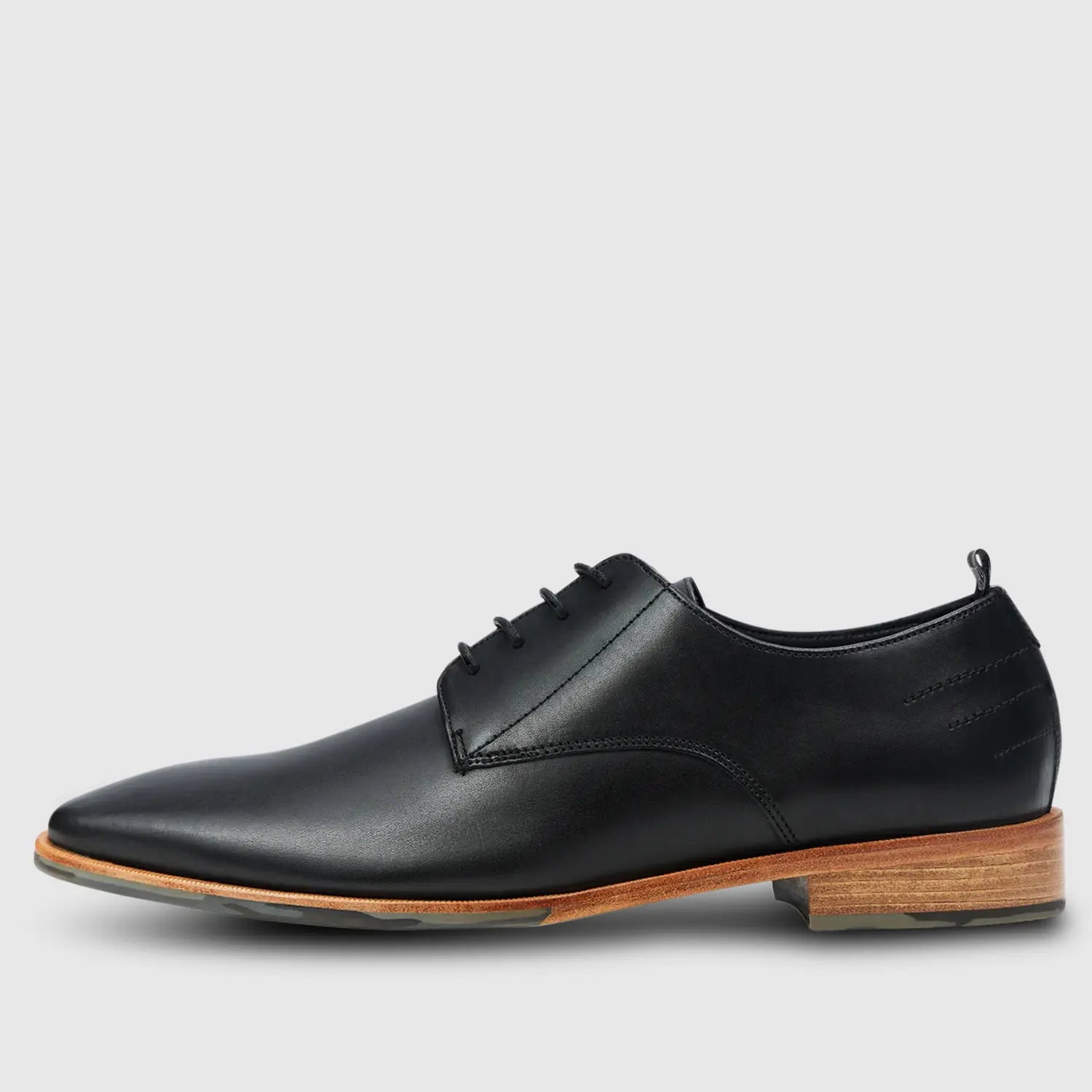 Leon Cochin Plain Derby Black