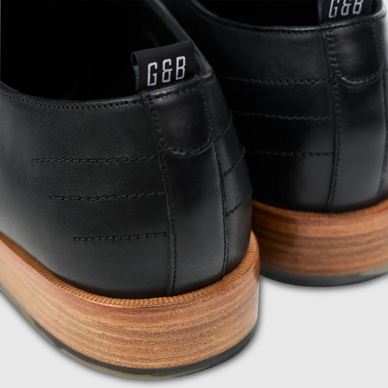 Leon Cochin Plain Derby Black