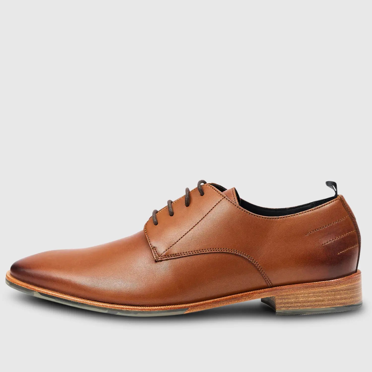 Leon Cochin Plain Derby Tan