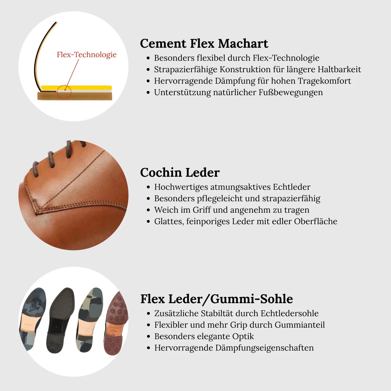 Leon Cochin Plain Derby Tan