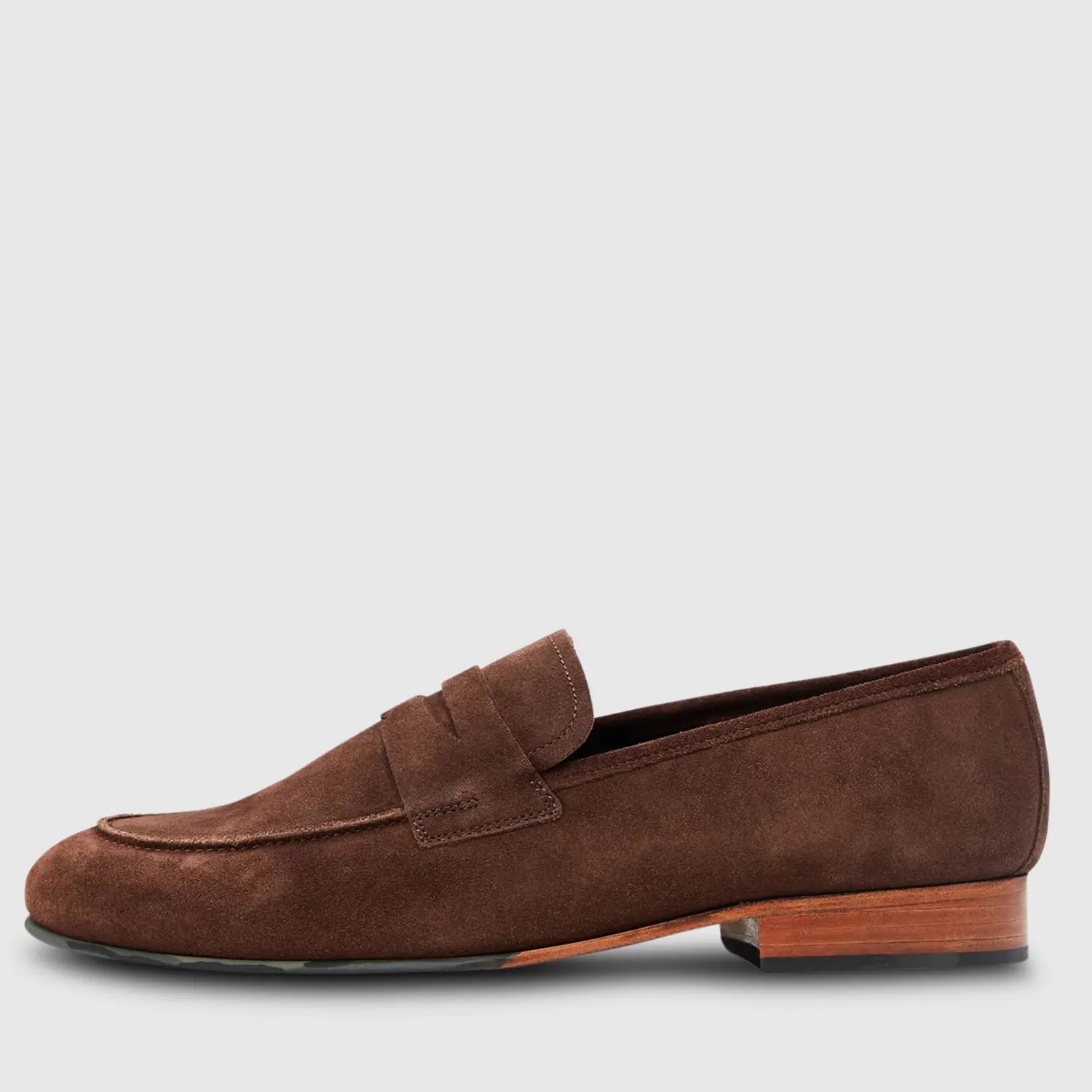 Renzo Suede Penny Brown