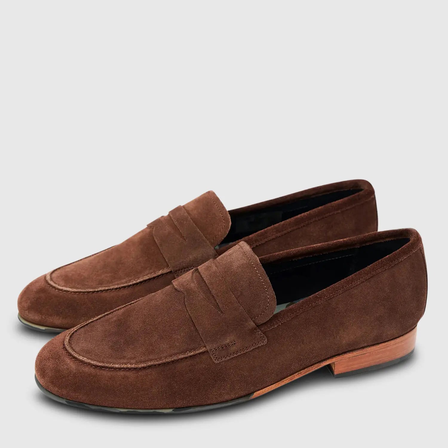 Renzo Suede Penny Brown