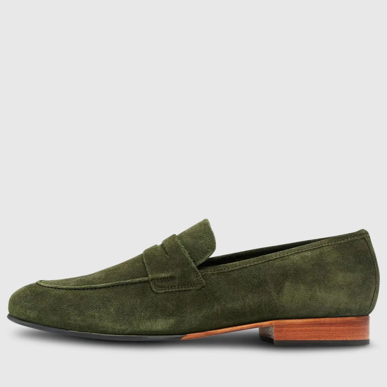 Renzo Suede Penny Olive