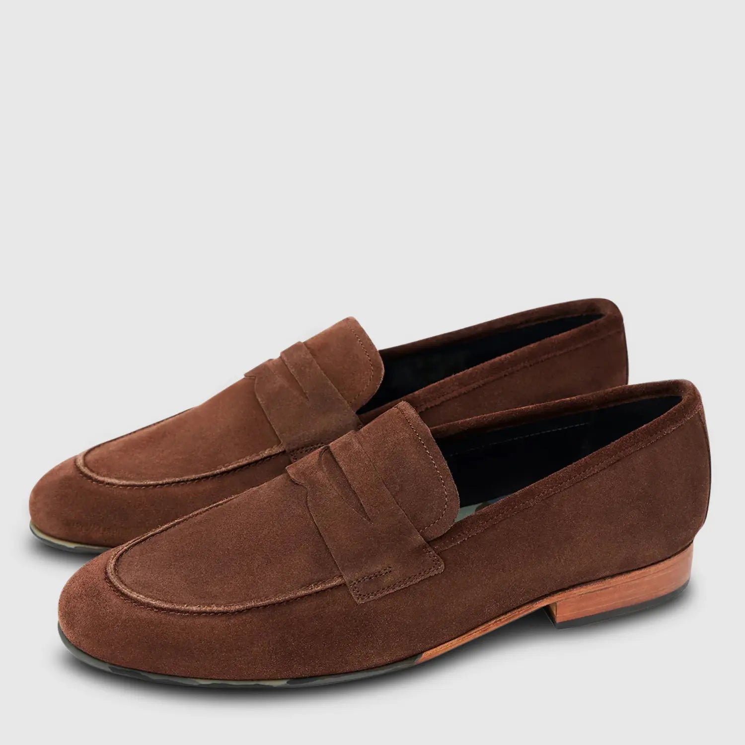 Renzo Suede Penny Brown