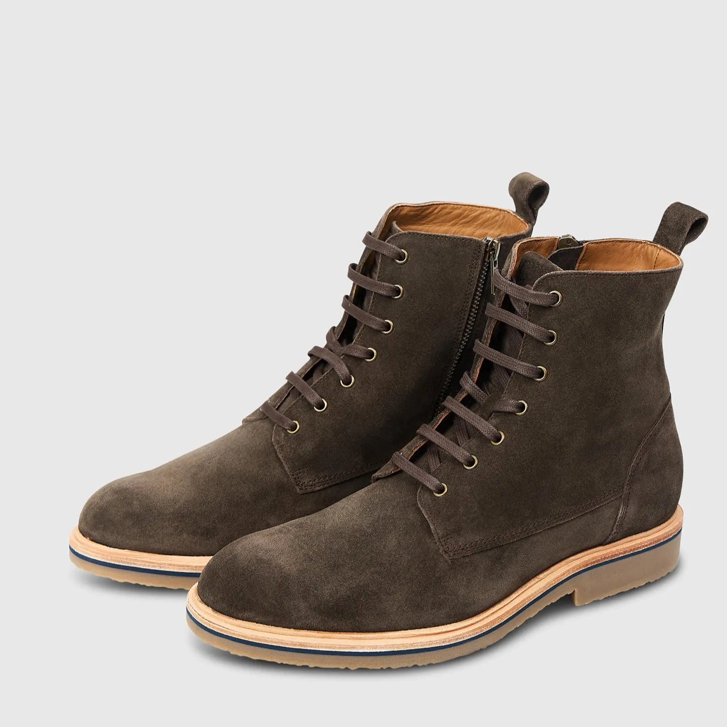 Berlin Suede Crepe Sole Dark Brown