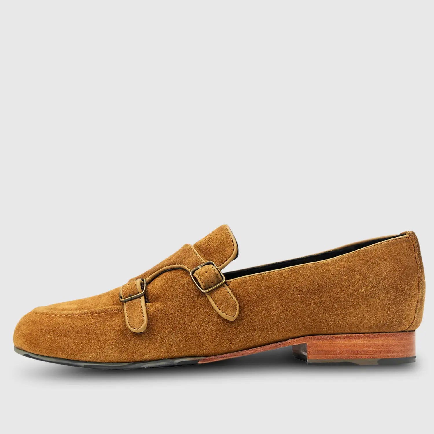 Renzo Suede Monk Bronze Brown