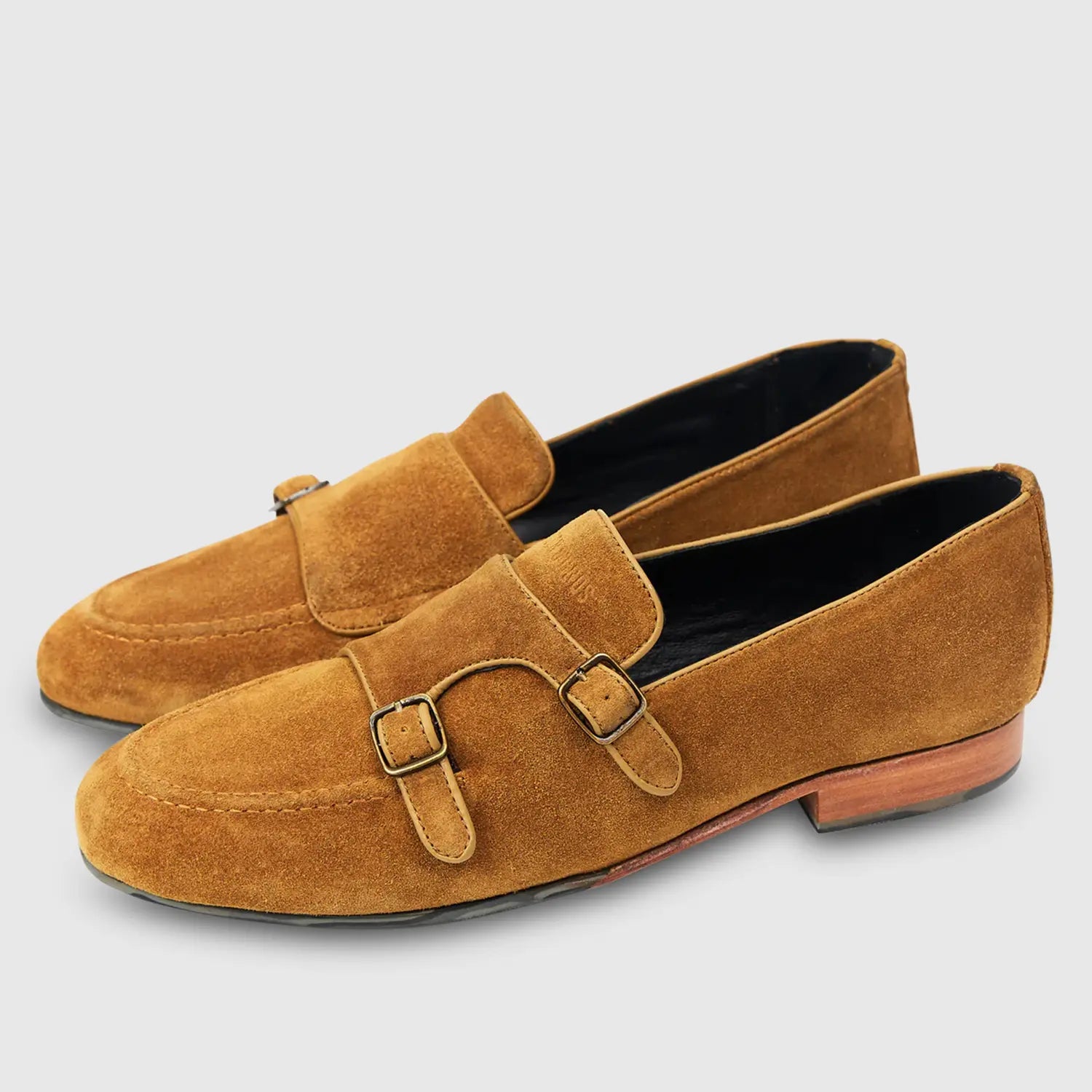 Renzo Suede Monk Bronze Brown