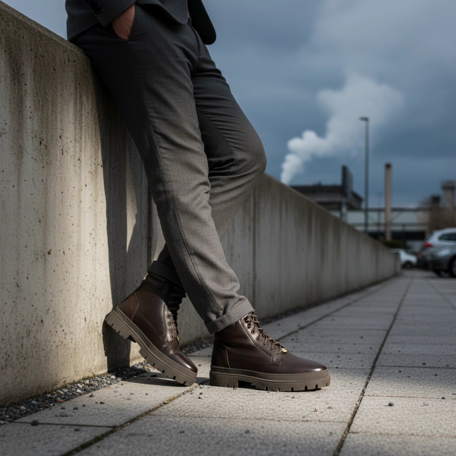 Climb Milled-Nappa Brown-Black