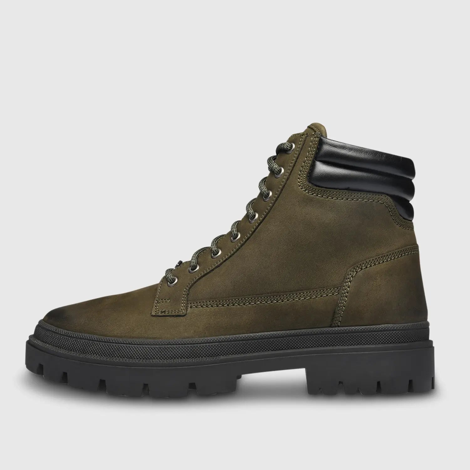 Climb Nubuck-Nappa Olive-Black