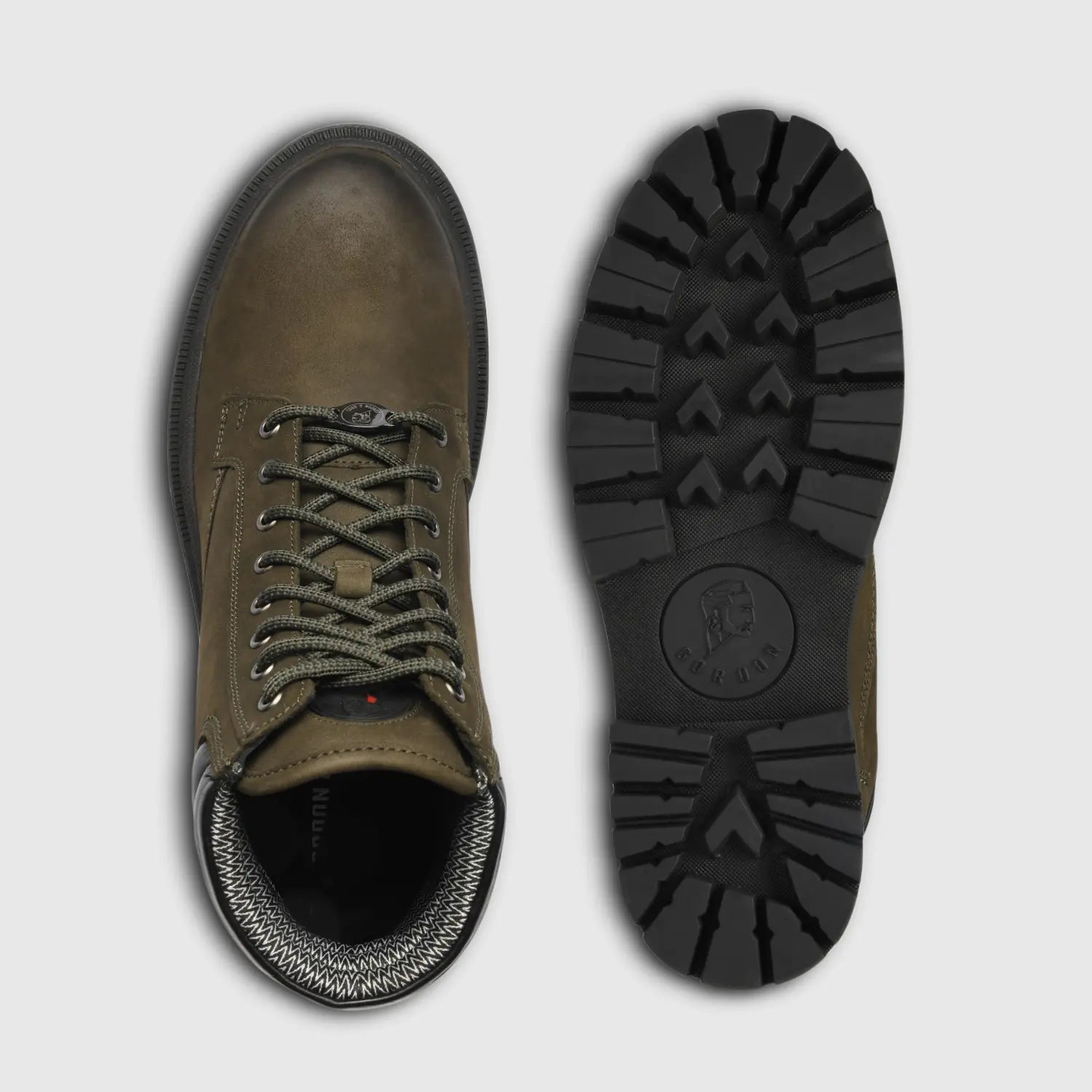 Climb Nubuck-Nappa Olive-Black