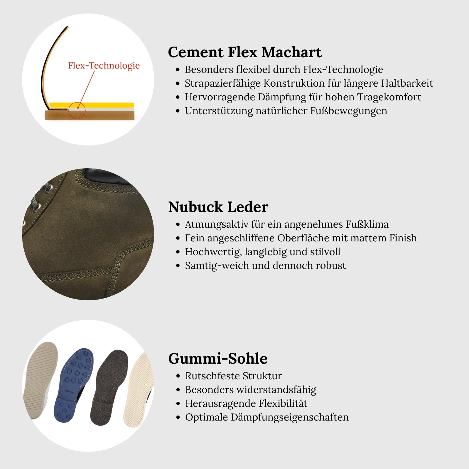 Climb Nubuck-Nappa Olive-Black