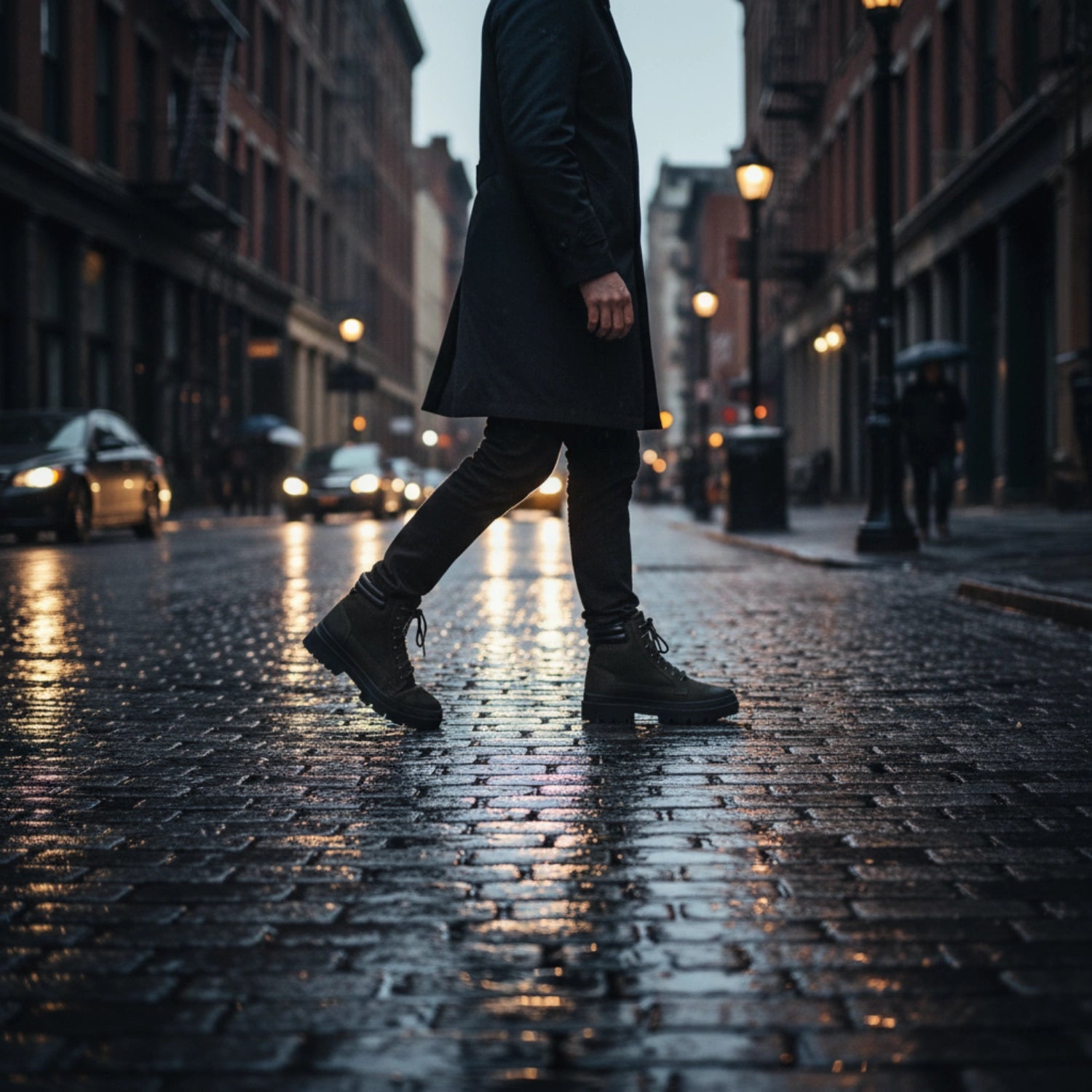 Climb Nubuck-Nappa Olive-Black