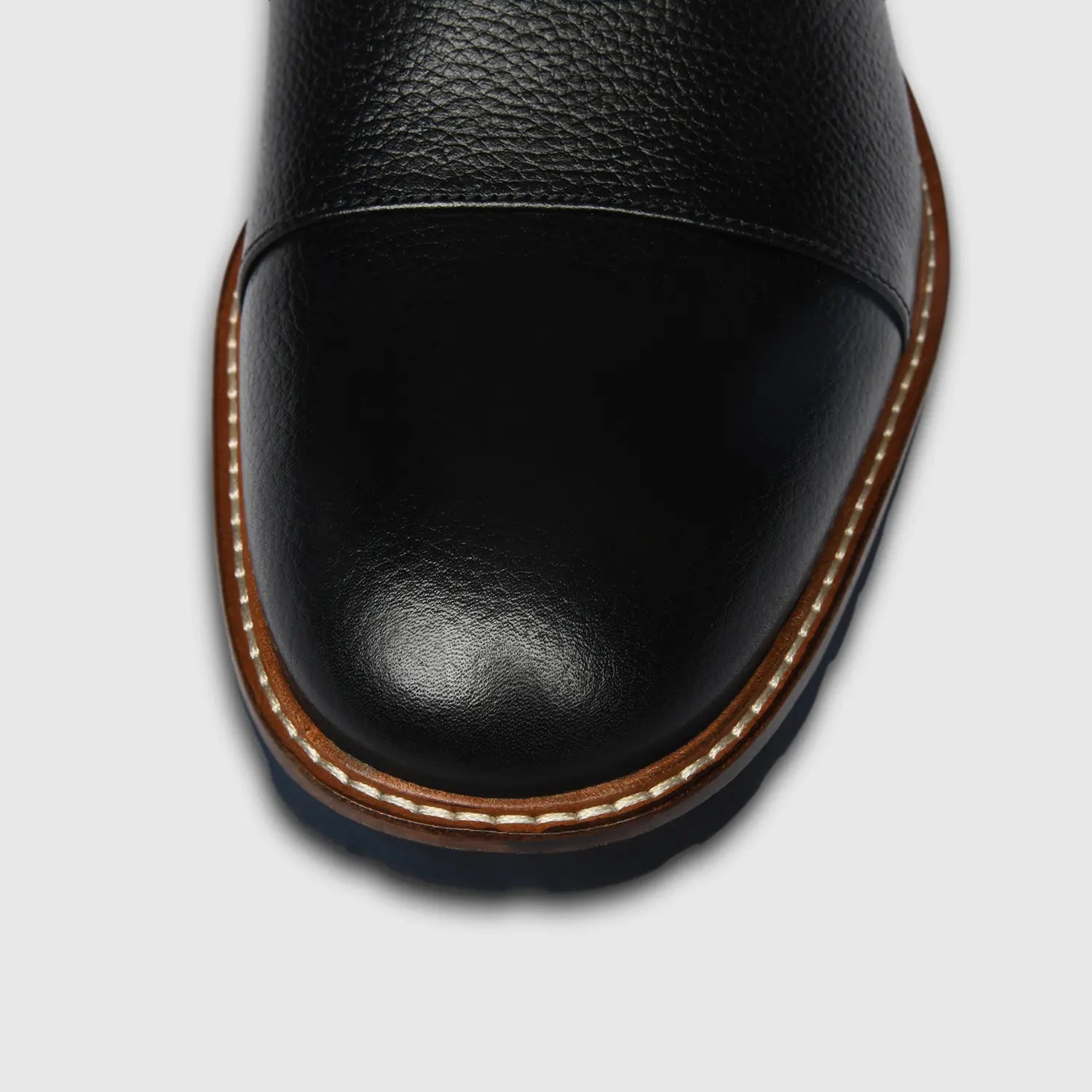 Alessio Milled Captoe Black
