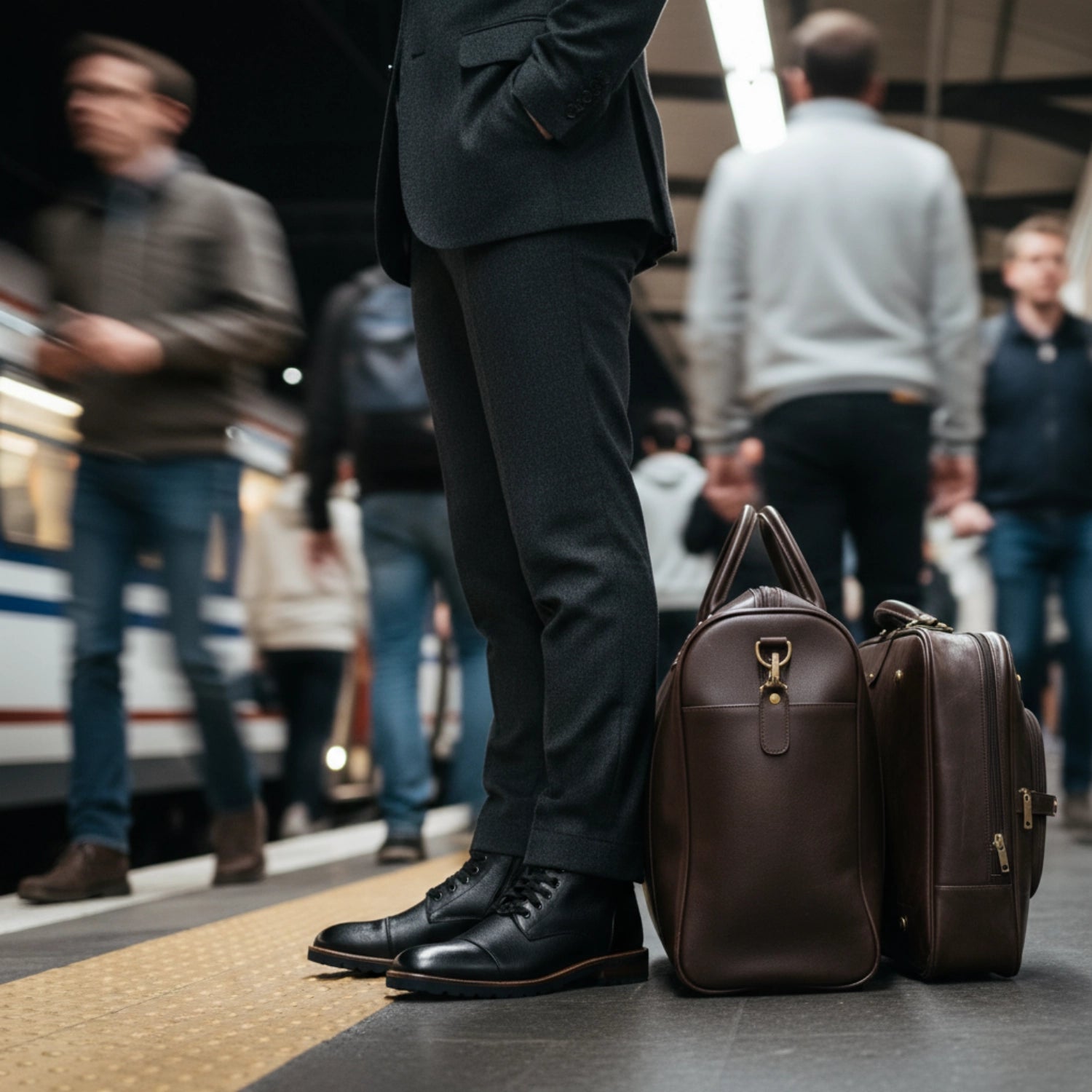 Alessio Milled Captoe Black