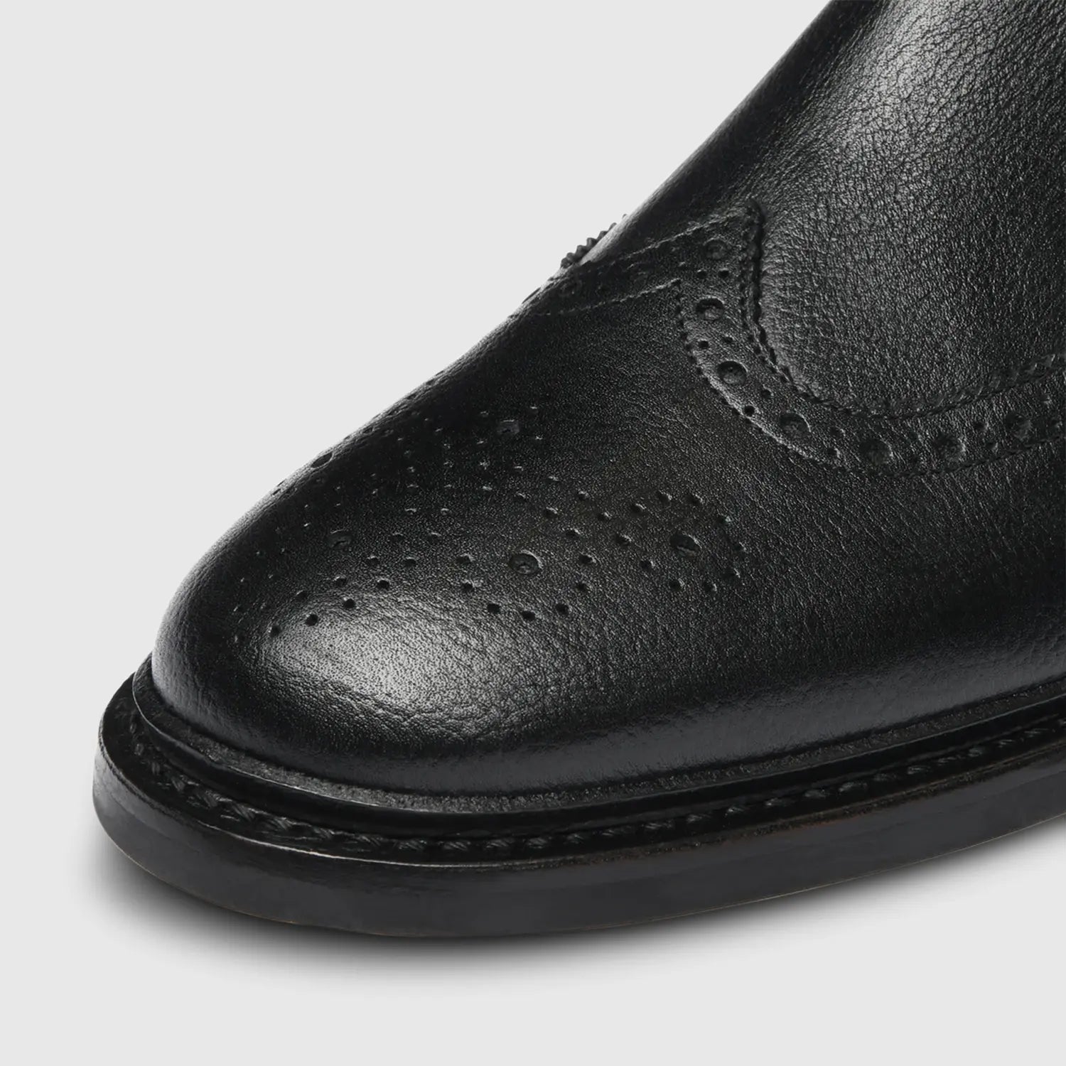 Alessio Milled Brouge Black