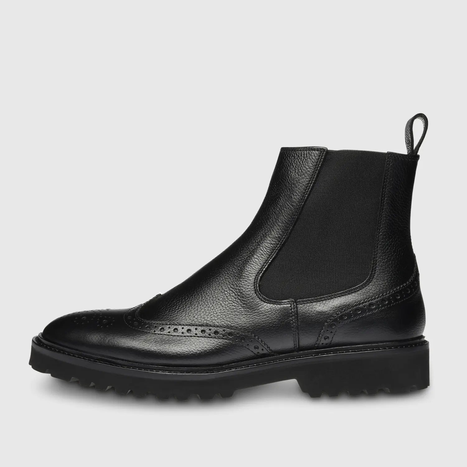 Alessio Milled Single Loop Black