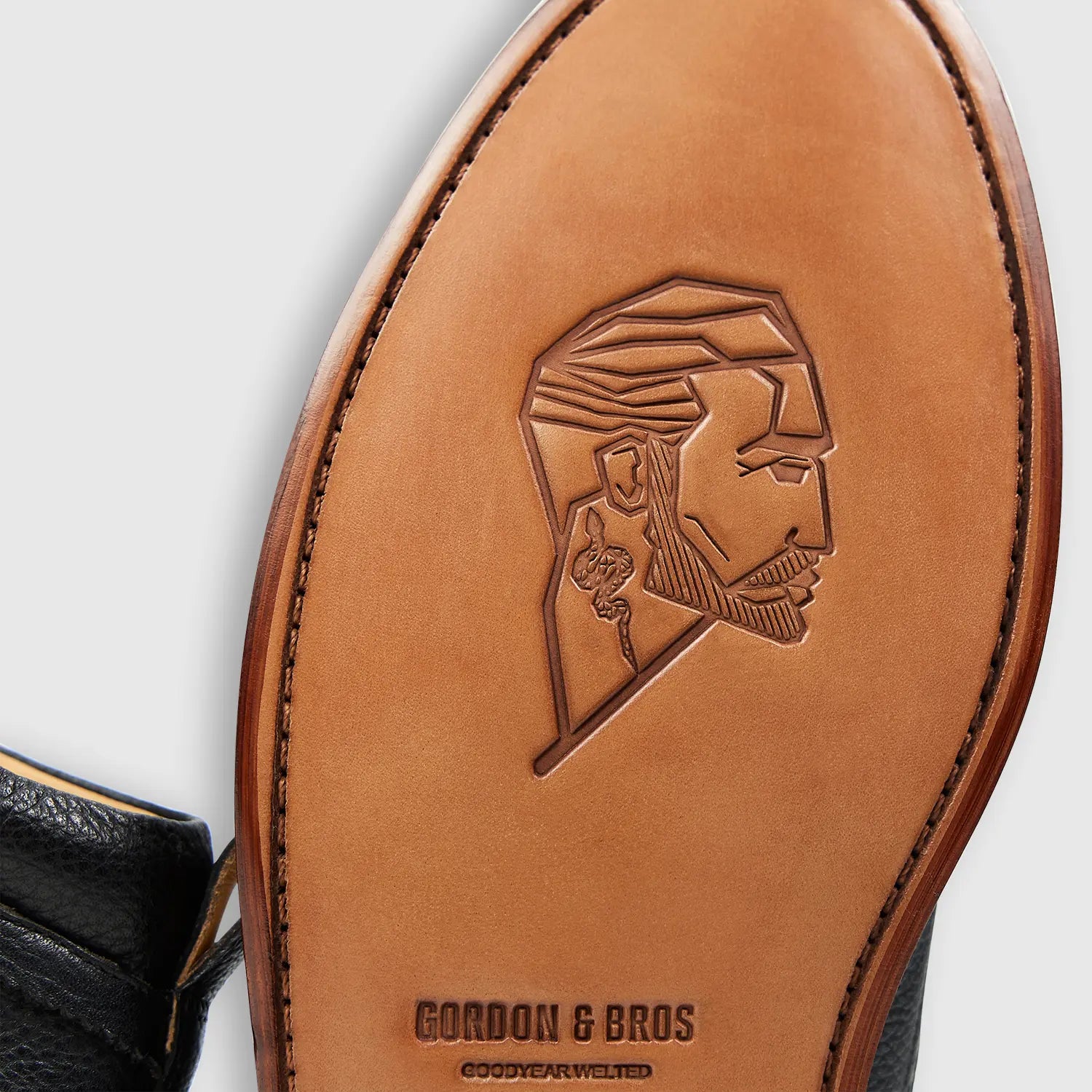 Luca Milled Flex Leather Sole Black