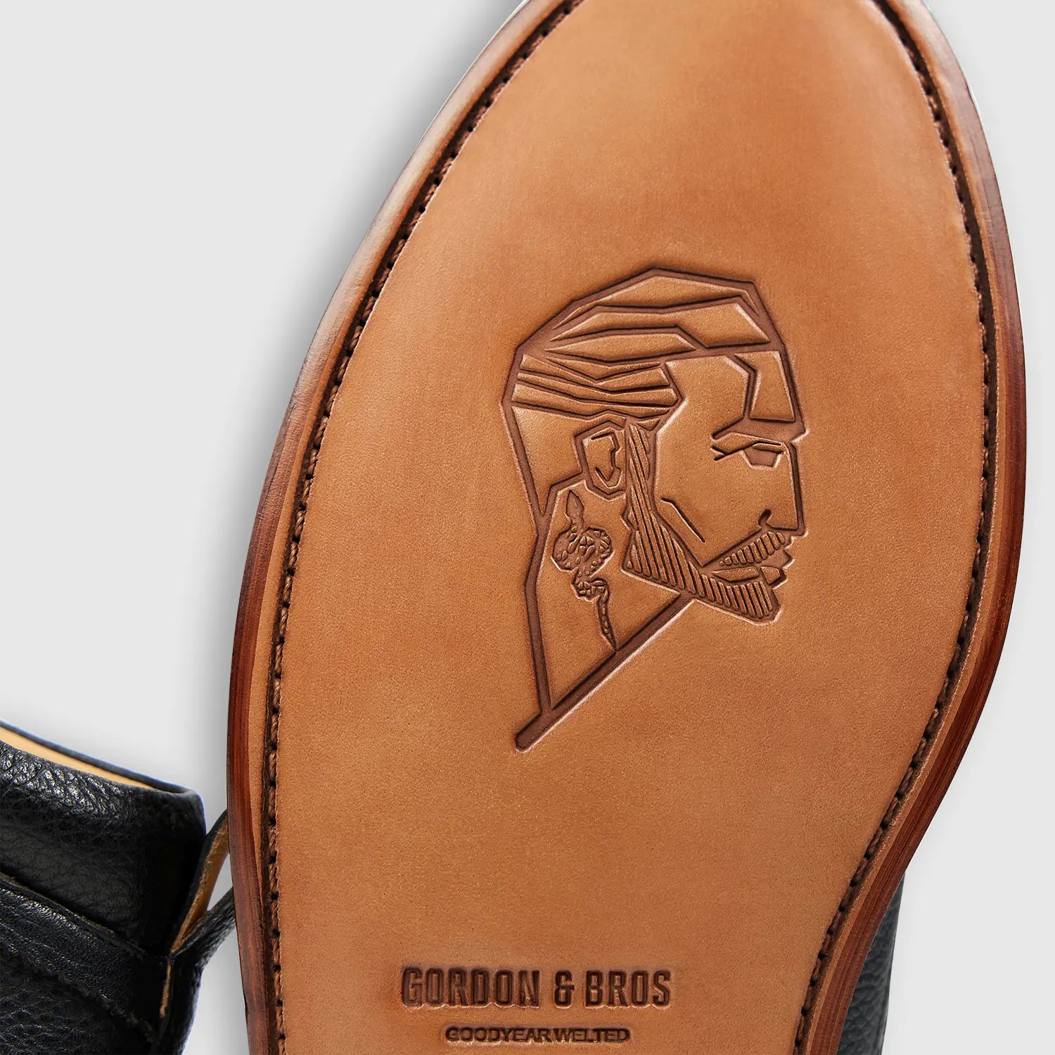 Luca Milled Flex Leather Sole Black