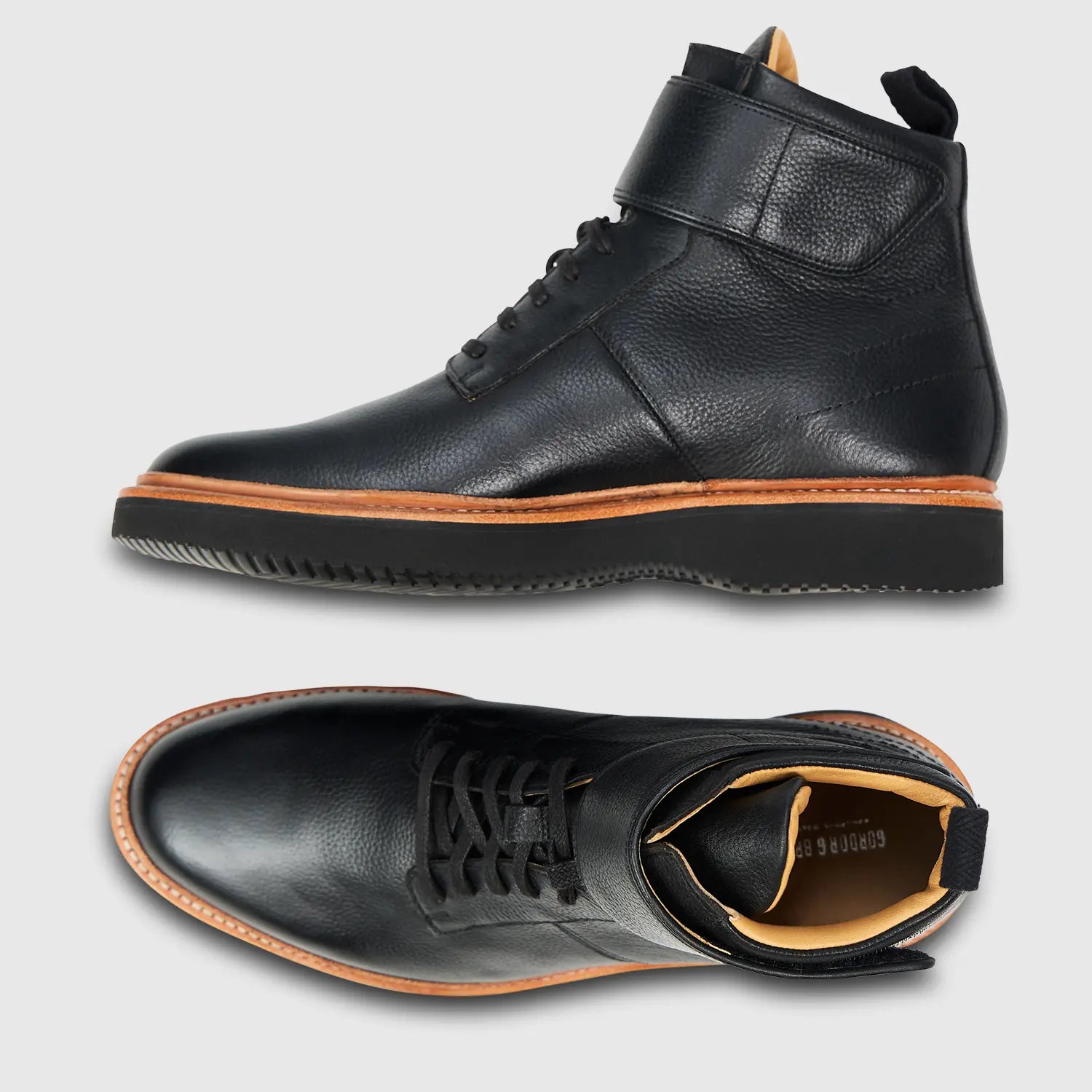 Luca Milled Light Weight Eva Sole Black