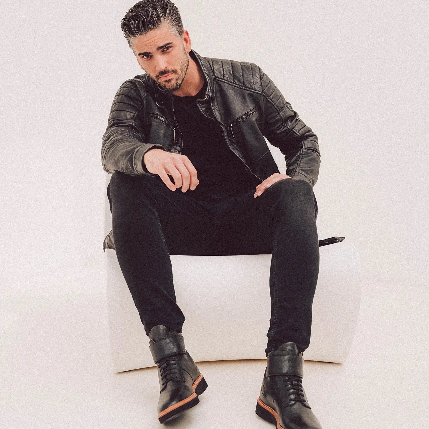 Luca Milled Light Weight Eva Sole Black