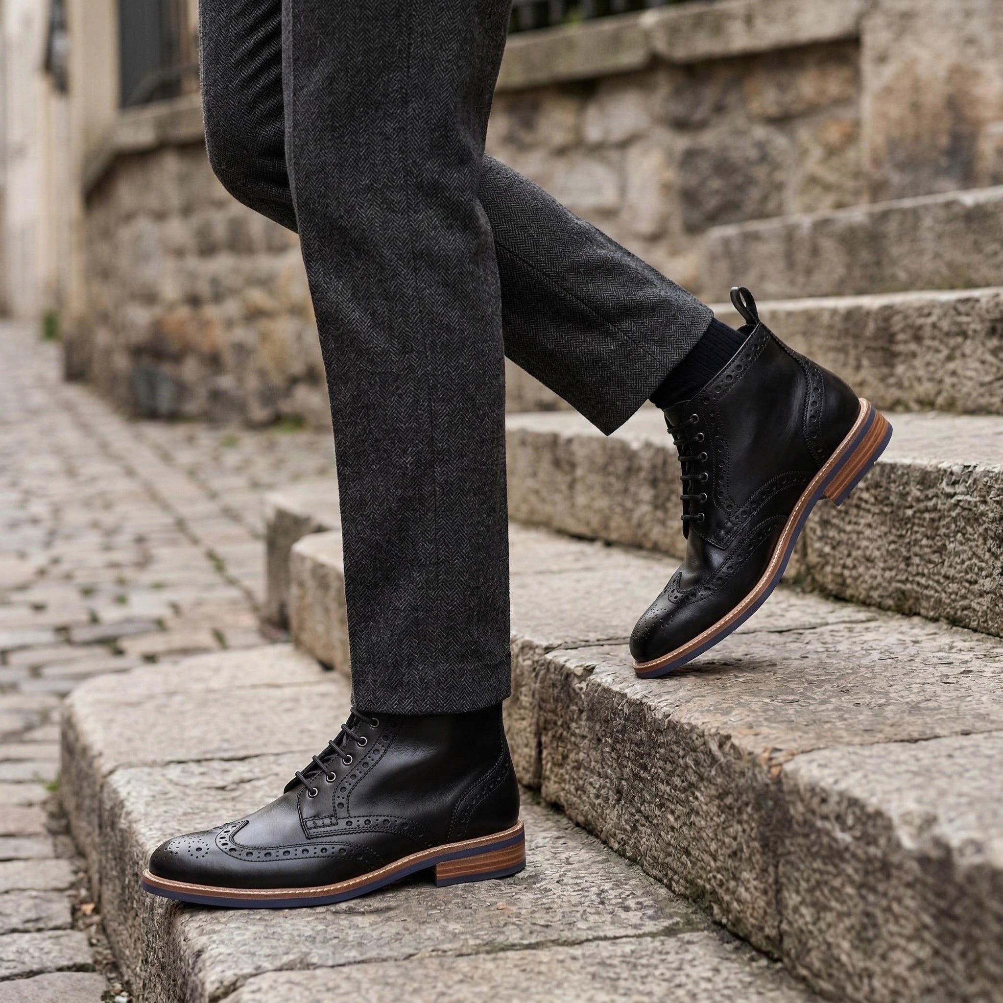 Harry Premium Blue Sole Black