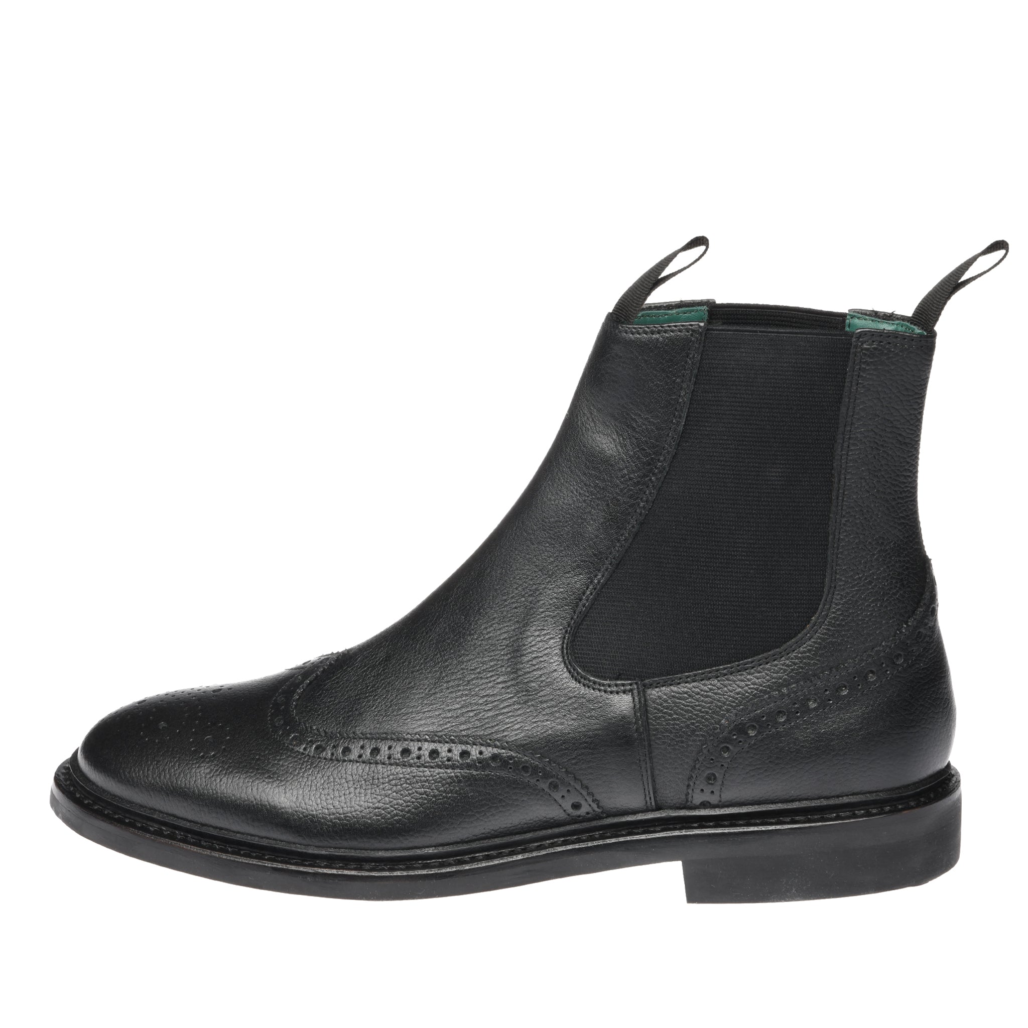 Alessio Milled Brouge Black