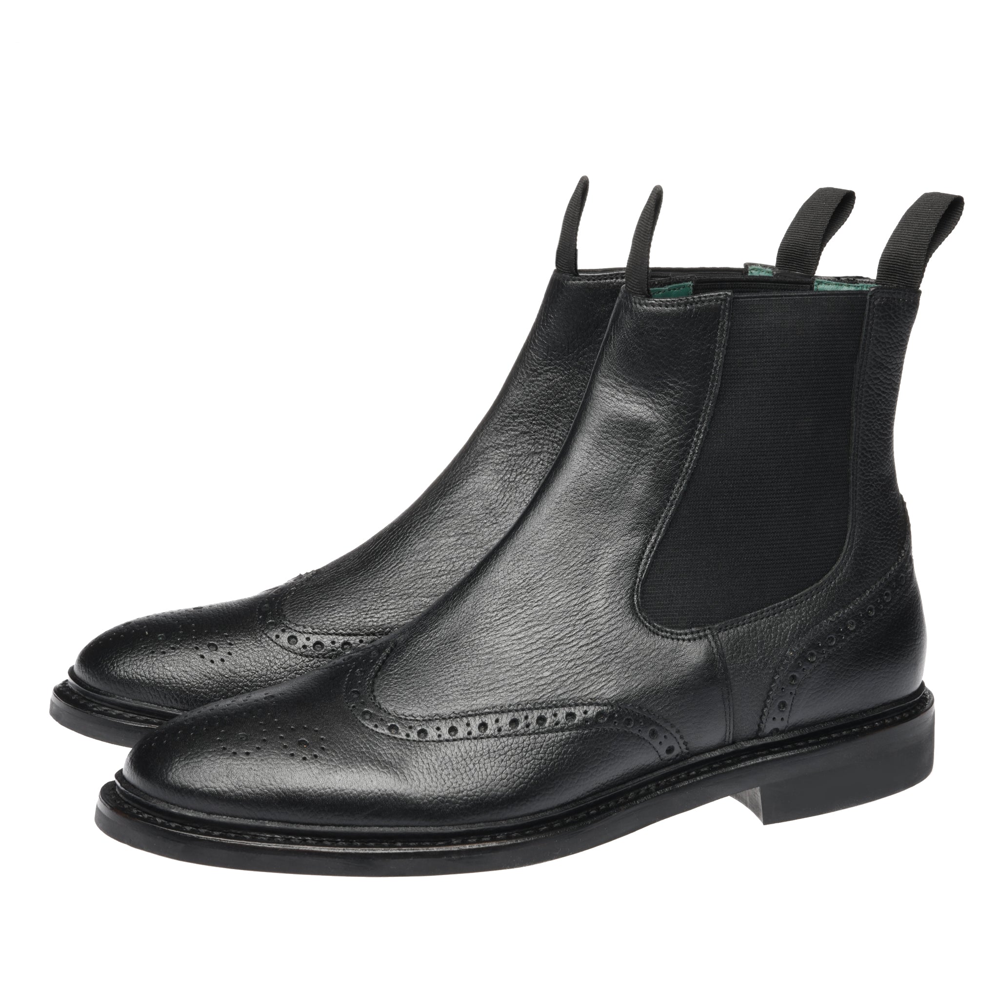 Alessio Milled Brouge Black