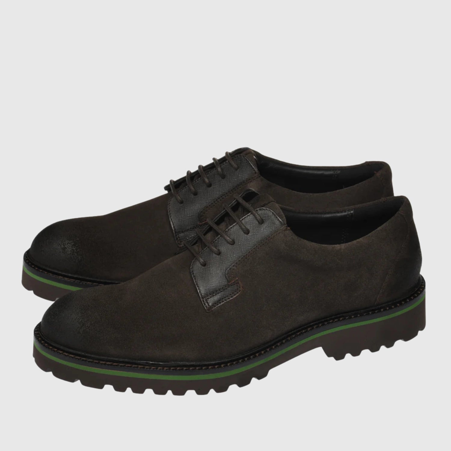 Berlin Suede Eva Sole Dark Brown