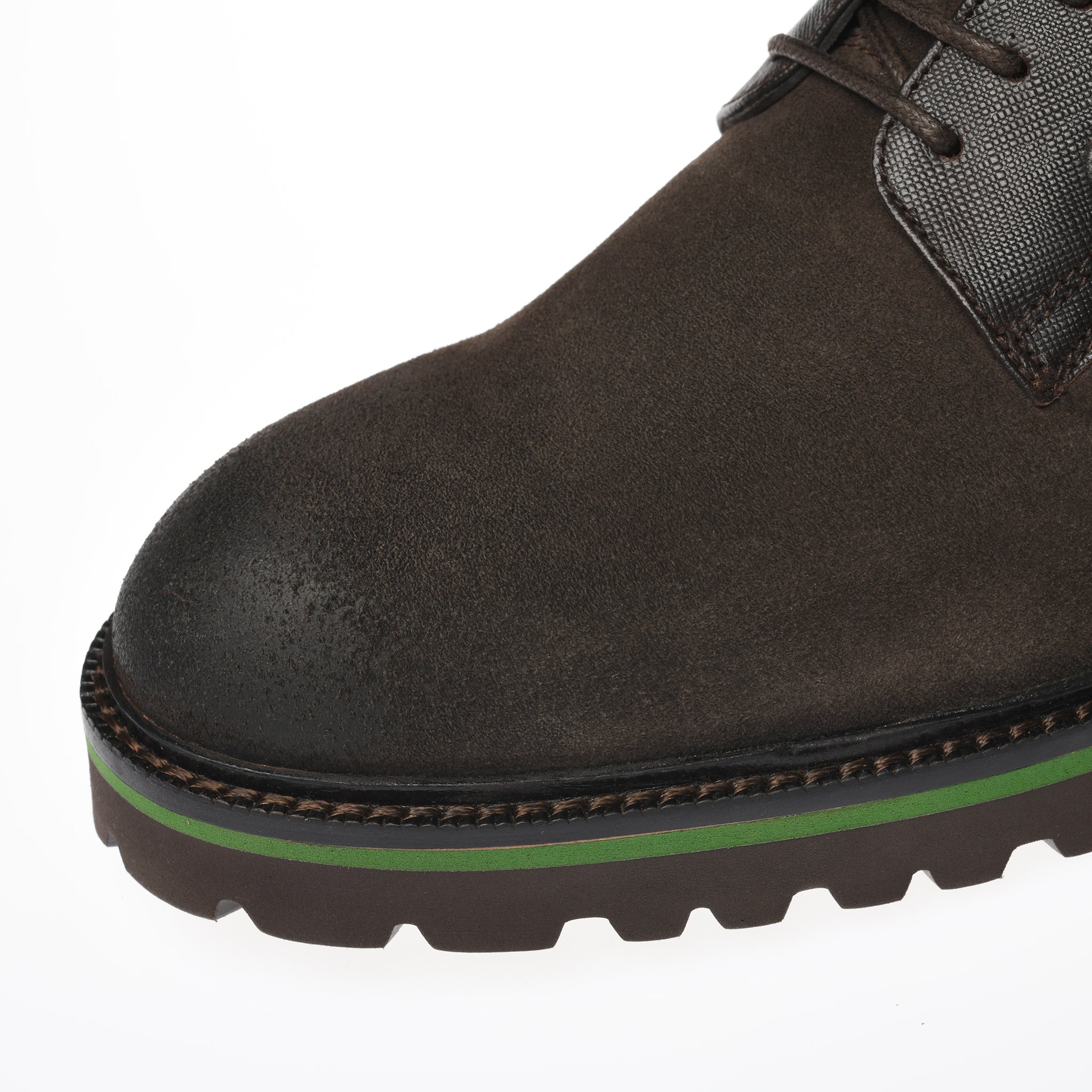 Berlin Suede Eva Sole Dark Brown