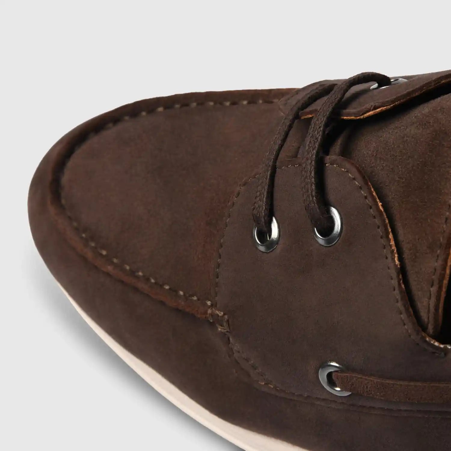 Matthieu | Lace Up | Suede | Dark Brown