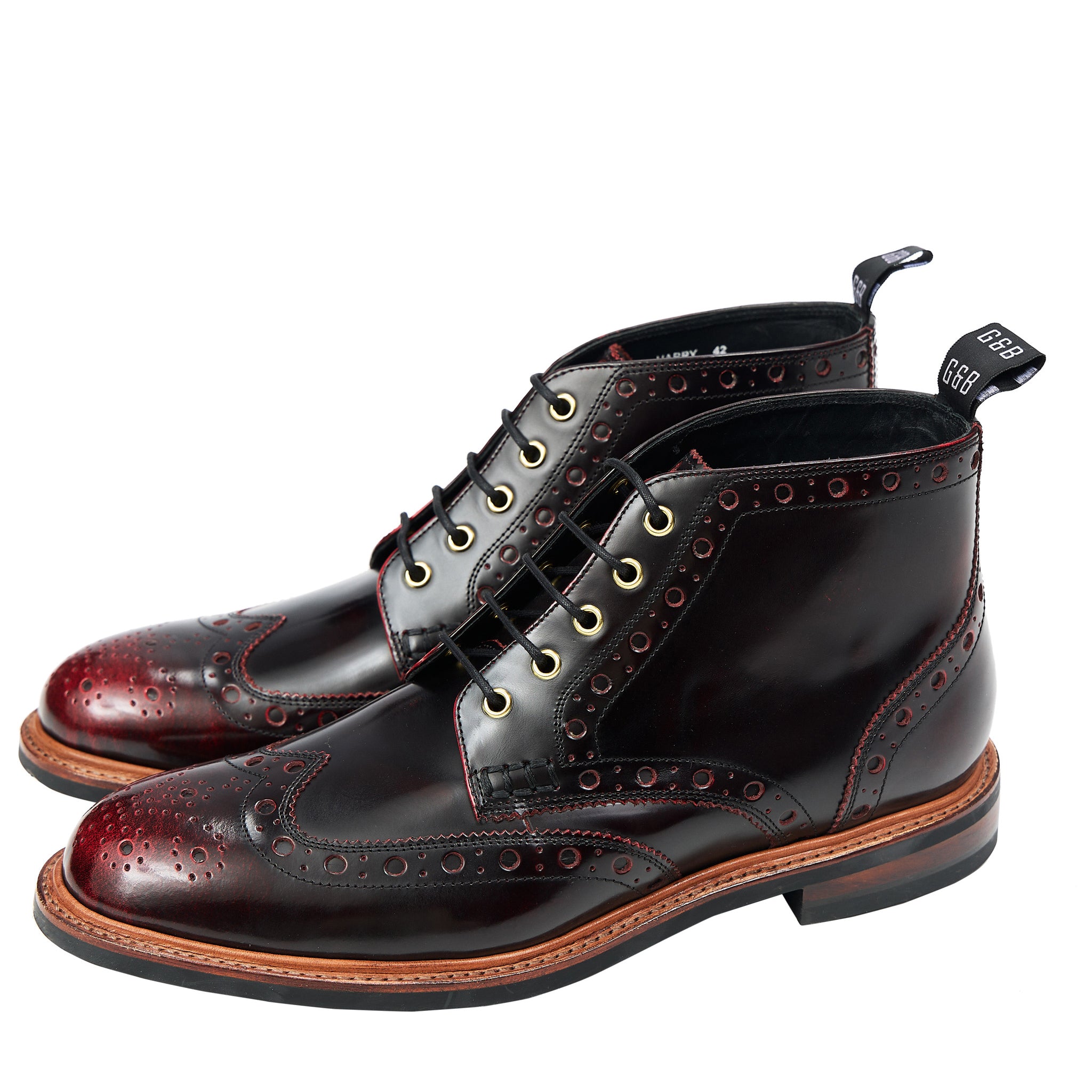 Harry Rub Off Burgundy