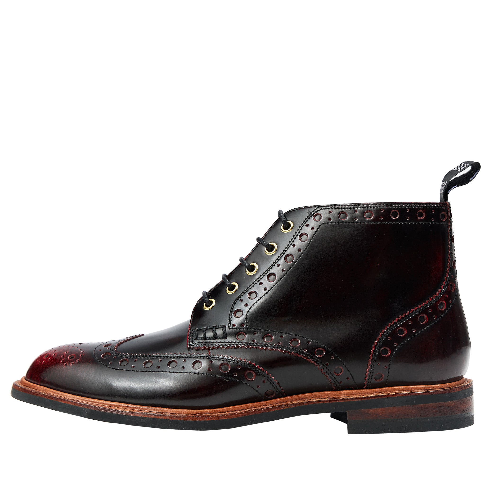 Harry Rub Off Burgundy