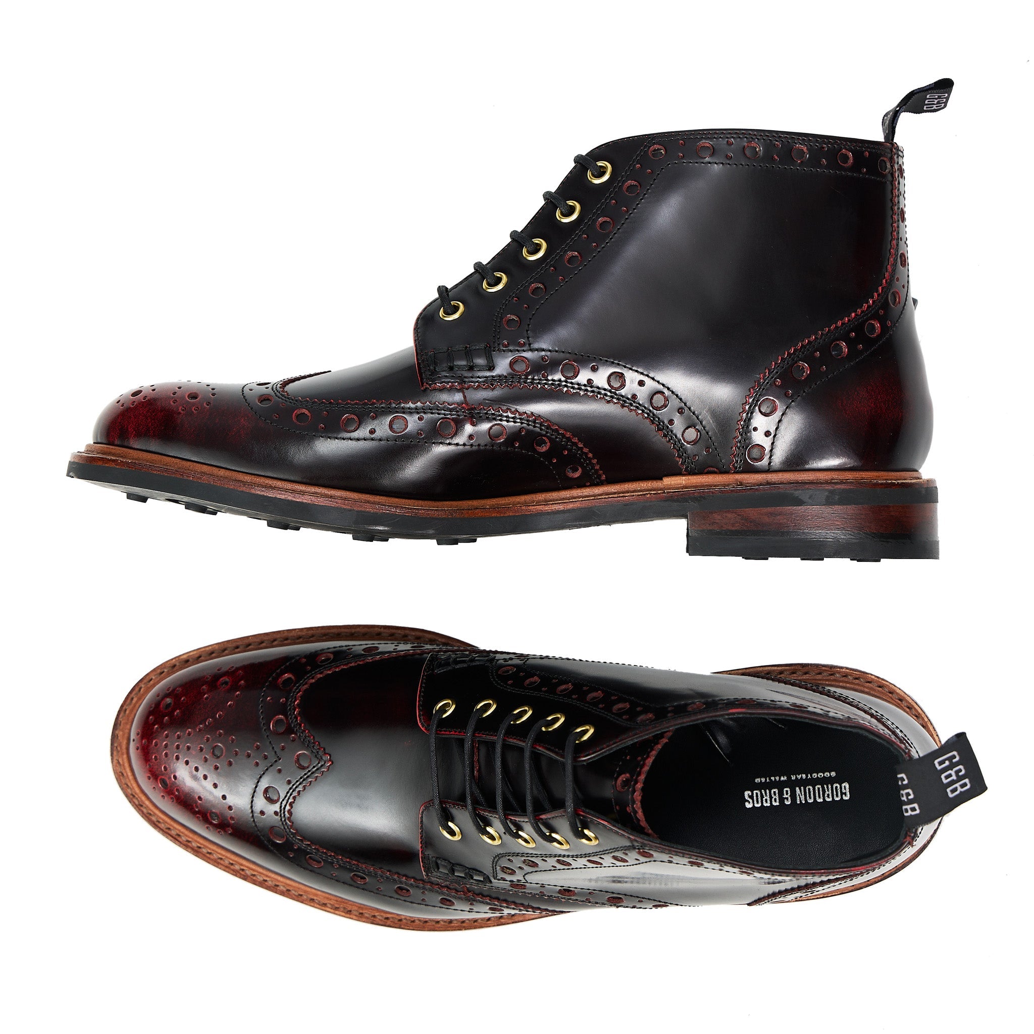 Harry Rub Off Burgundy