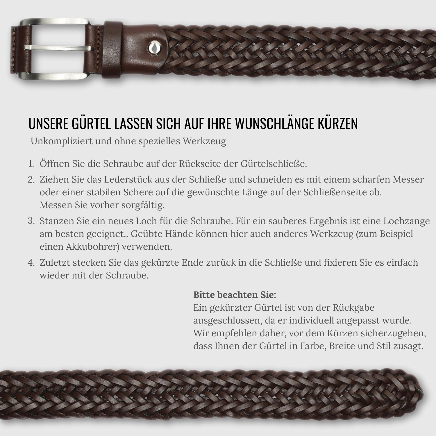 Belt Nizza Dark Brown