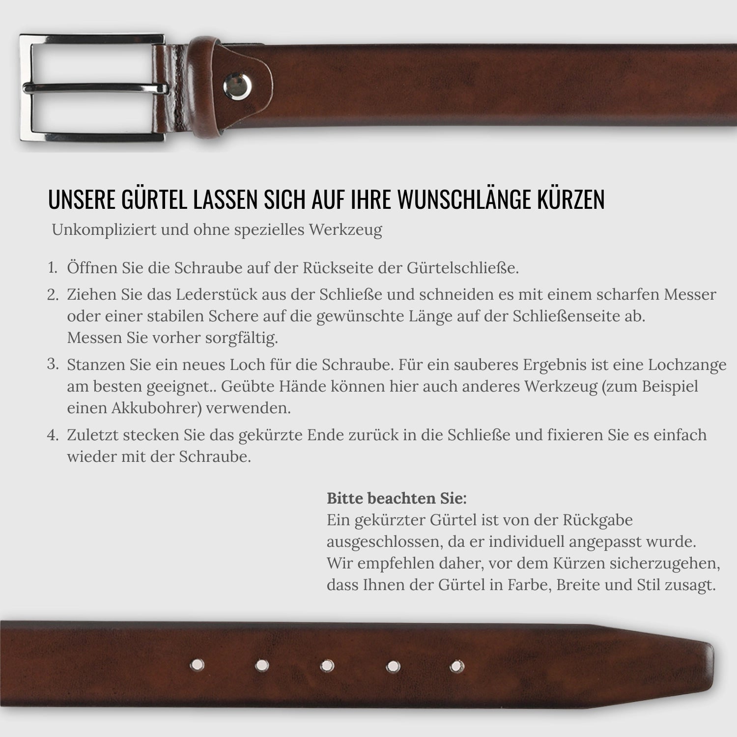 Belt Dublin Dark Brown
