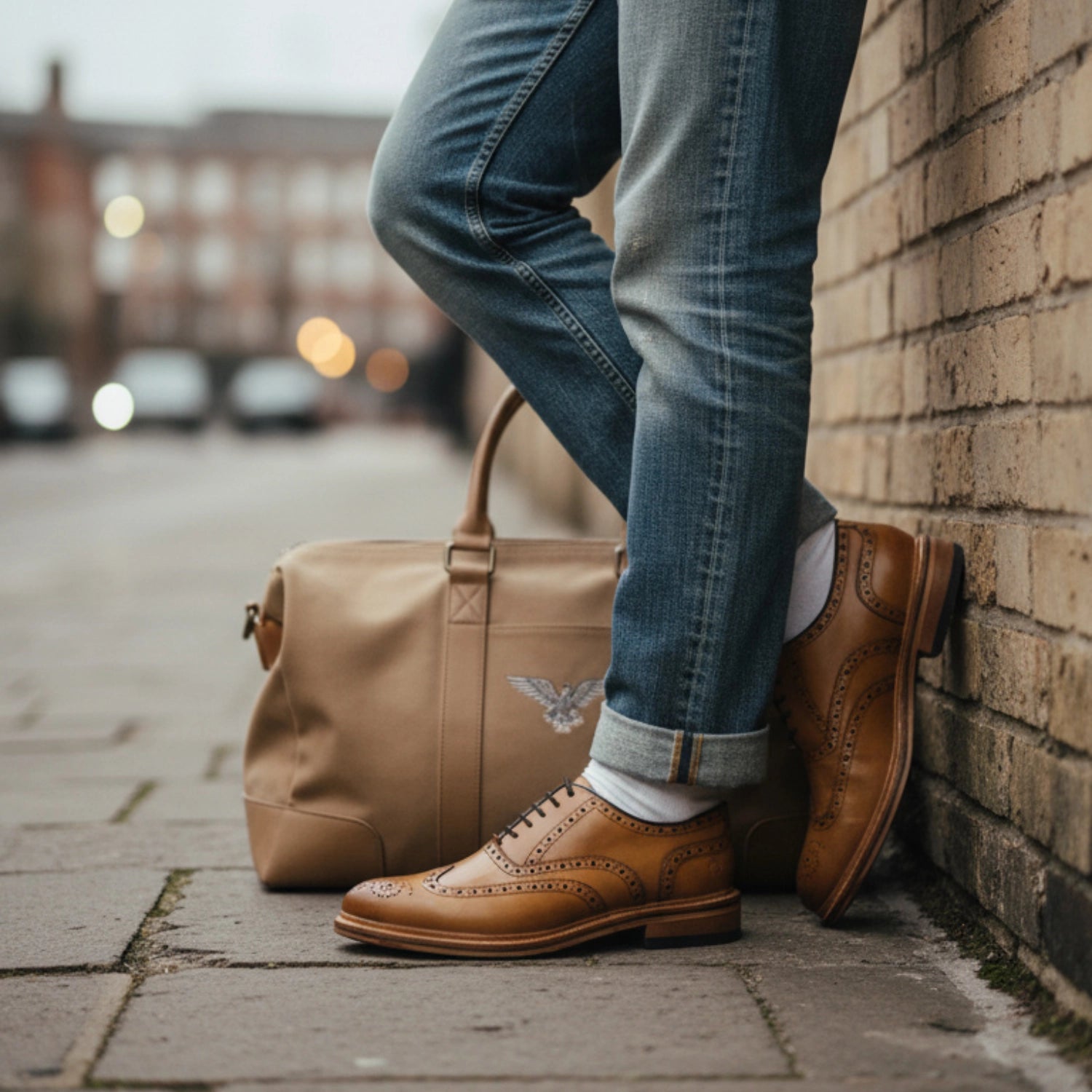 Levet Torino Full-Brogue Oxford Tan
