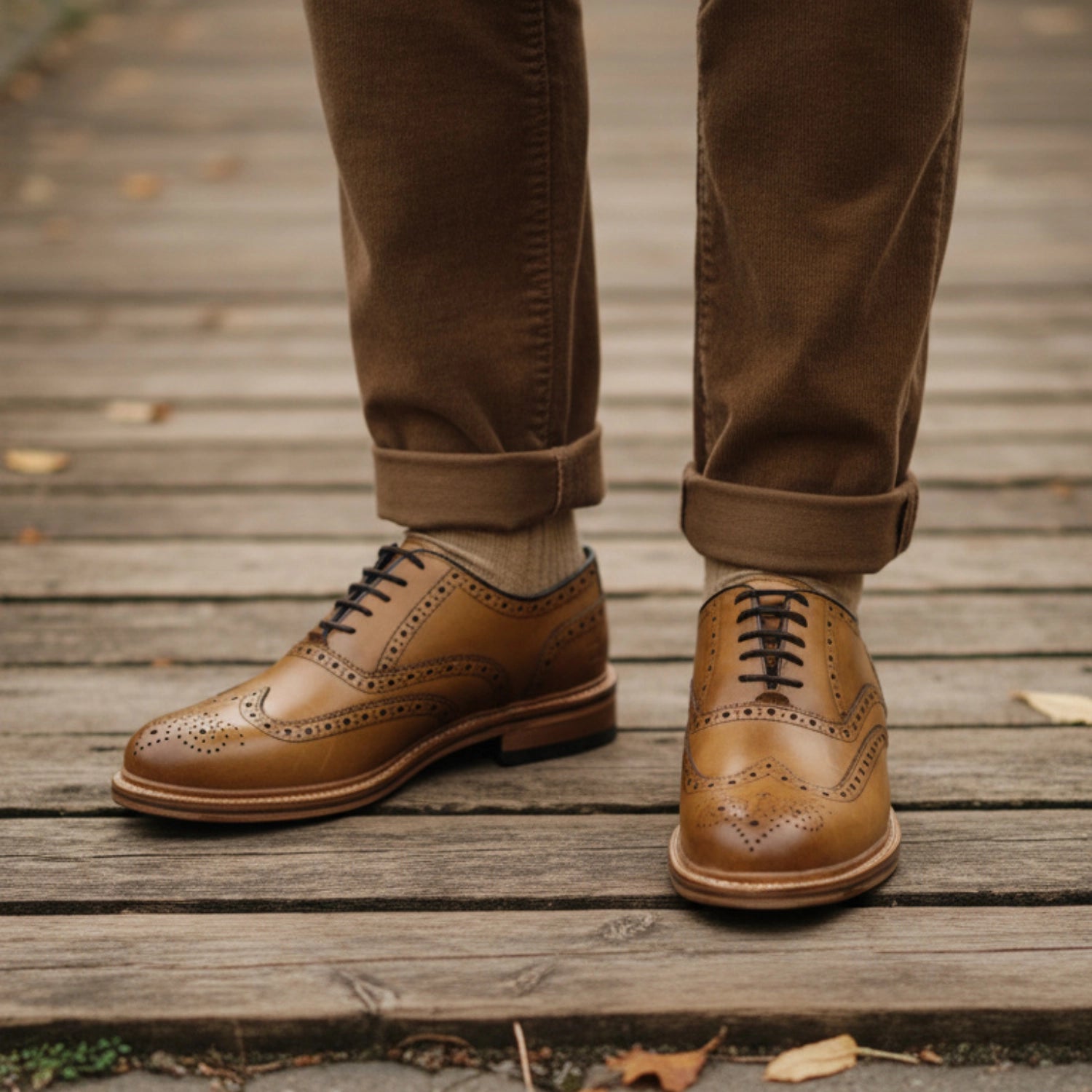 Levet Torino Full-Brogue Oxford Tan