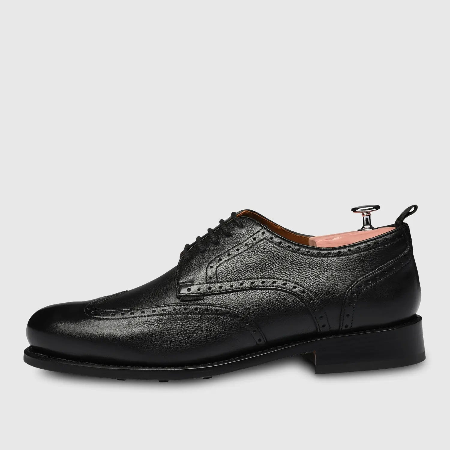 Levet Continental Brogue Black