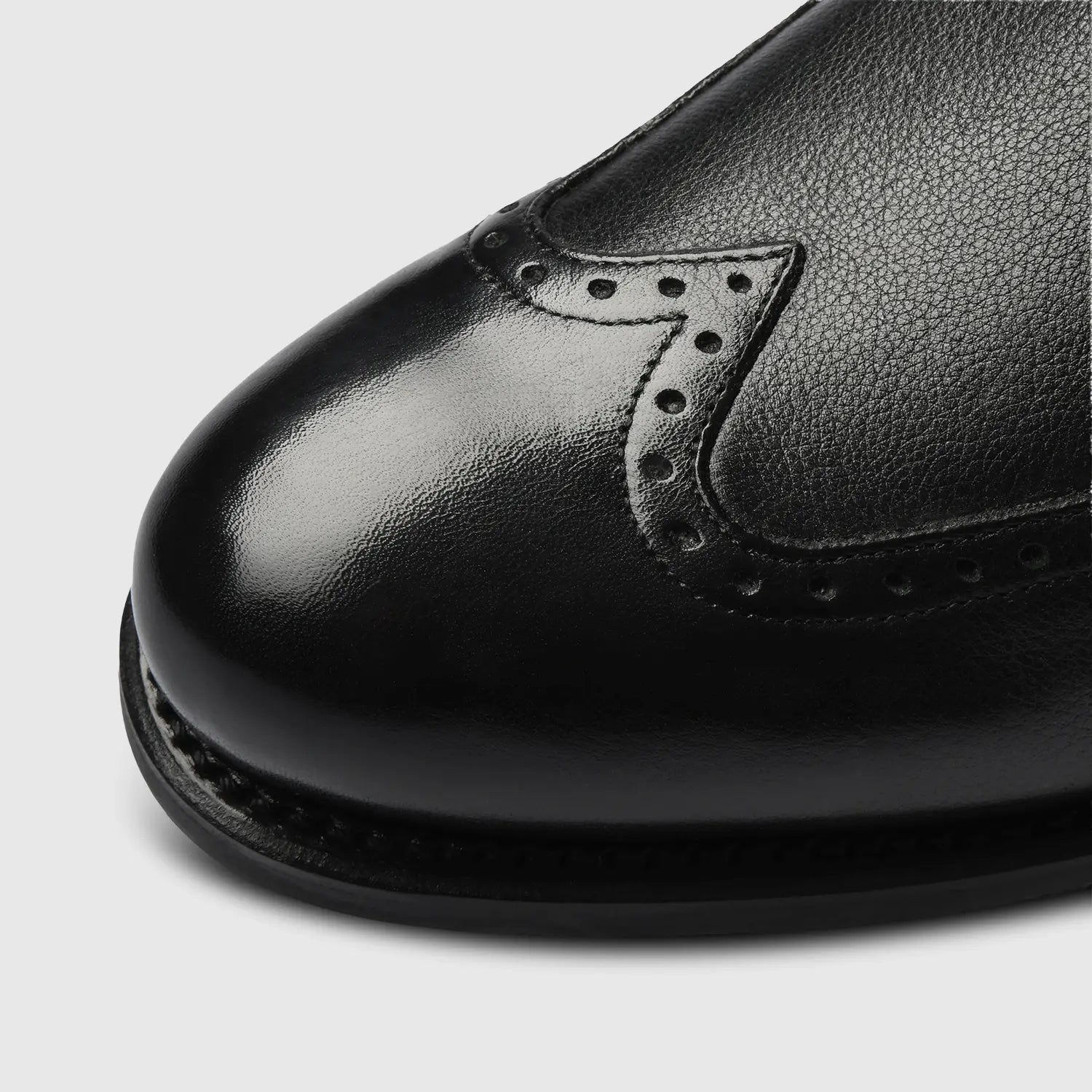 Levet Continental Brogue Black