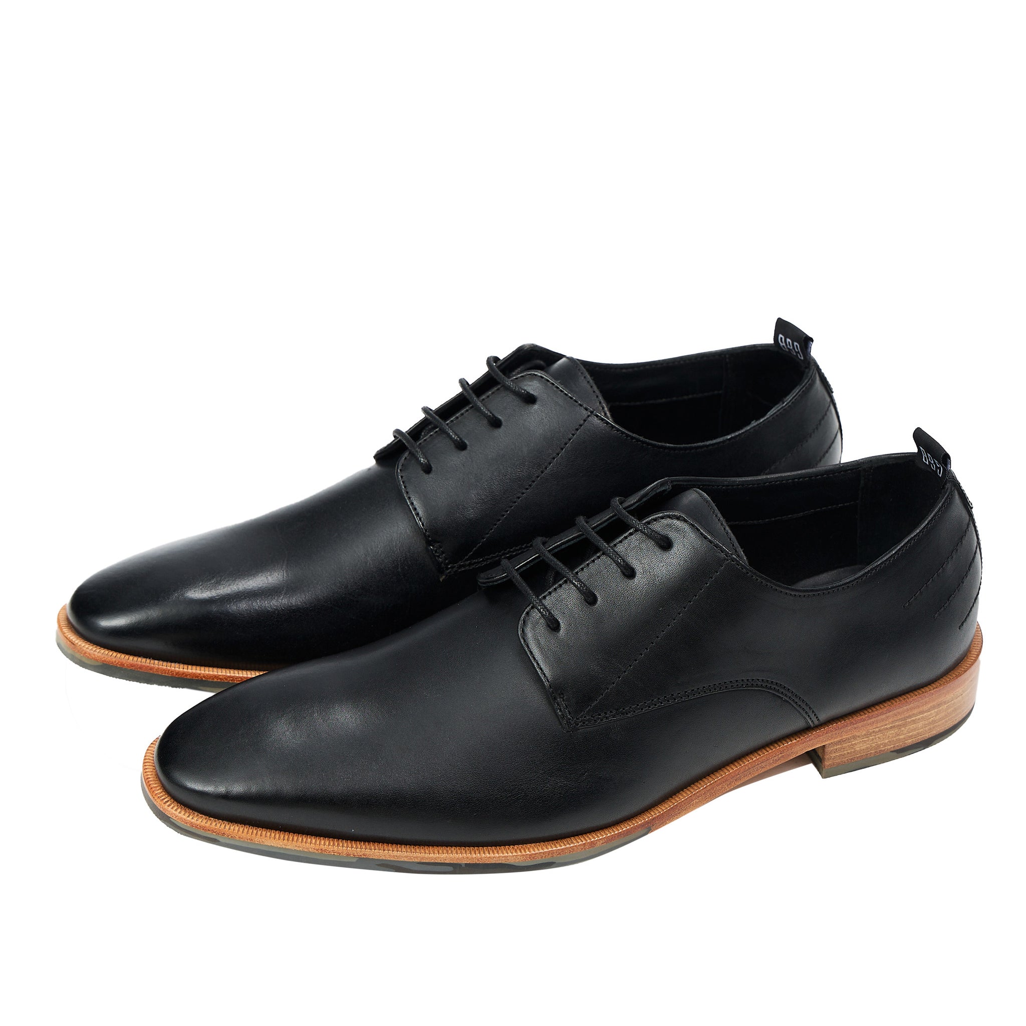 Leon Cochin Plain Derby Black