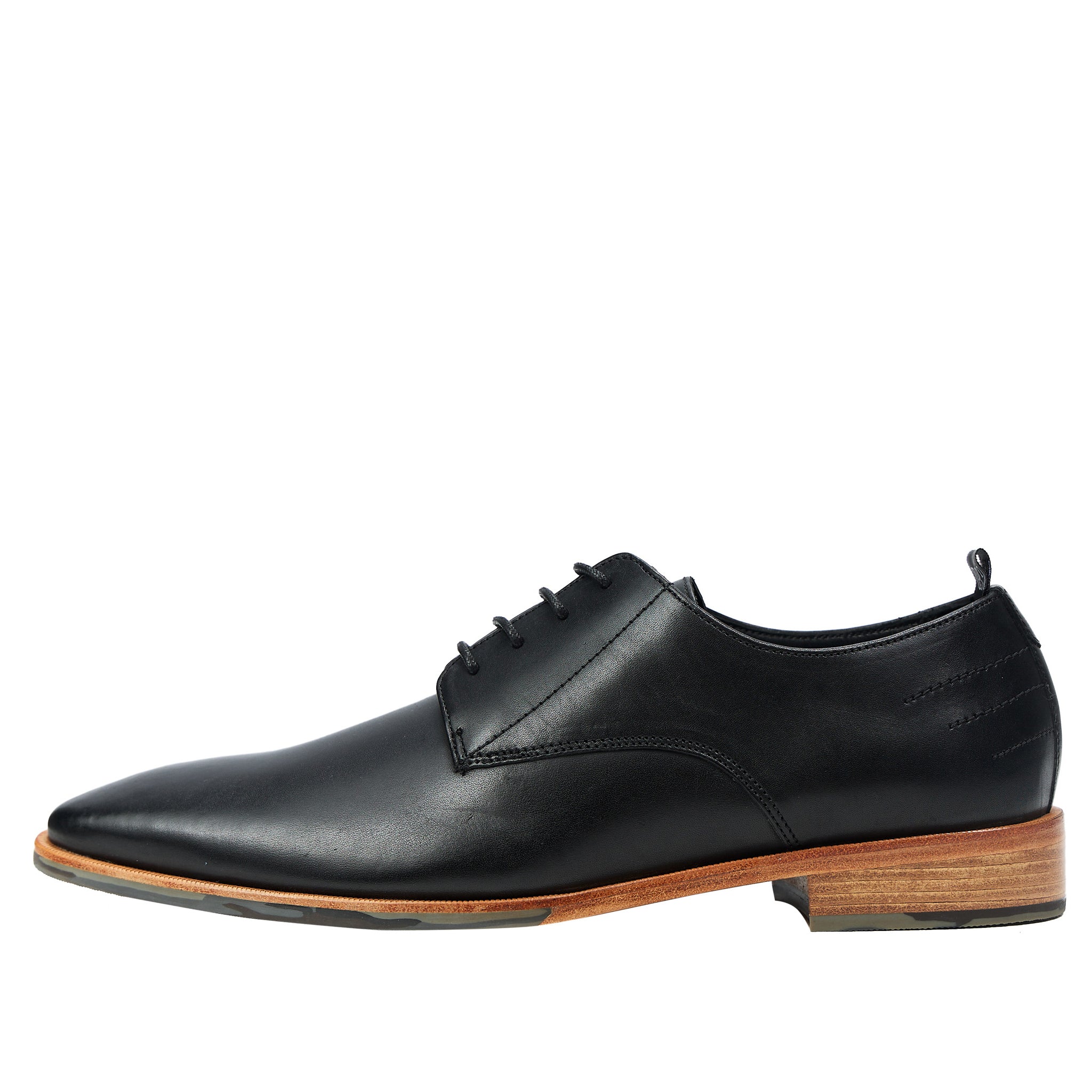 Leon Cochin Plain Derby Black