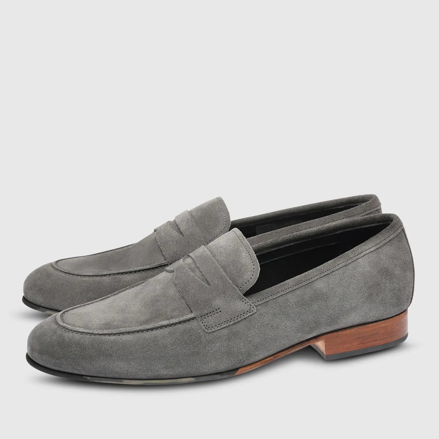 Renzo Suede Penny Grey